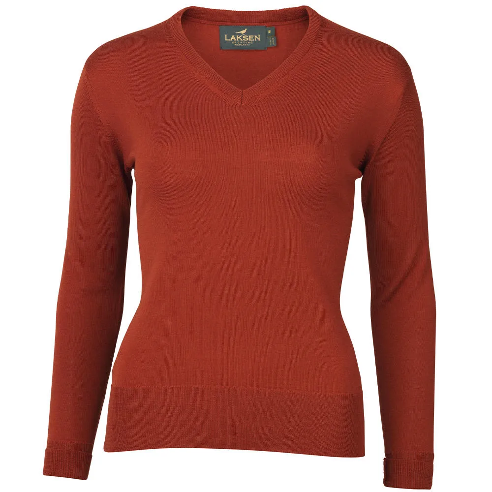 Laksen Damen V-Pullover Carnaby