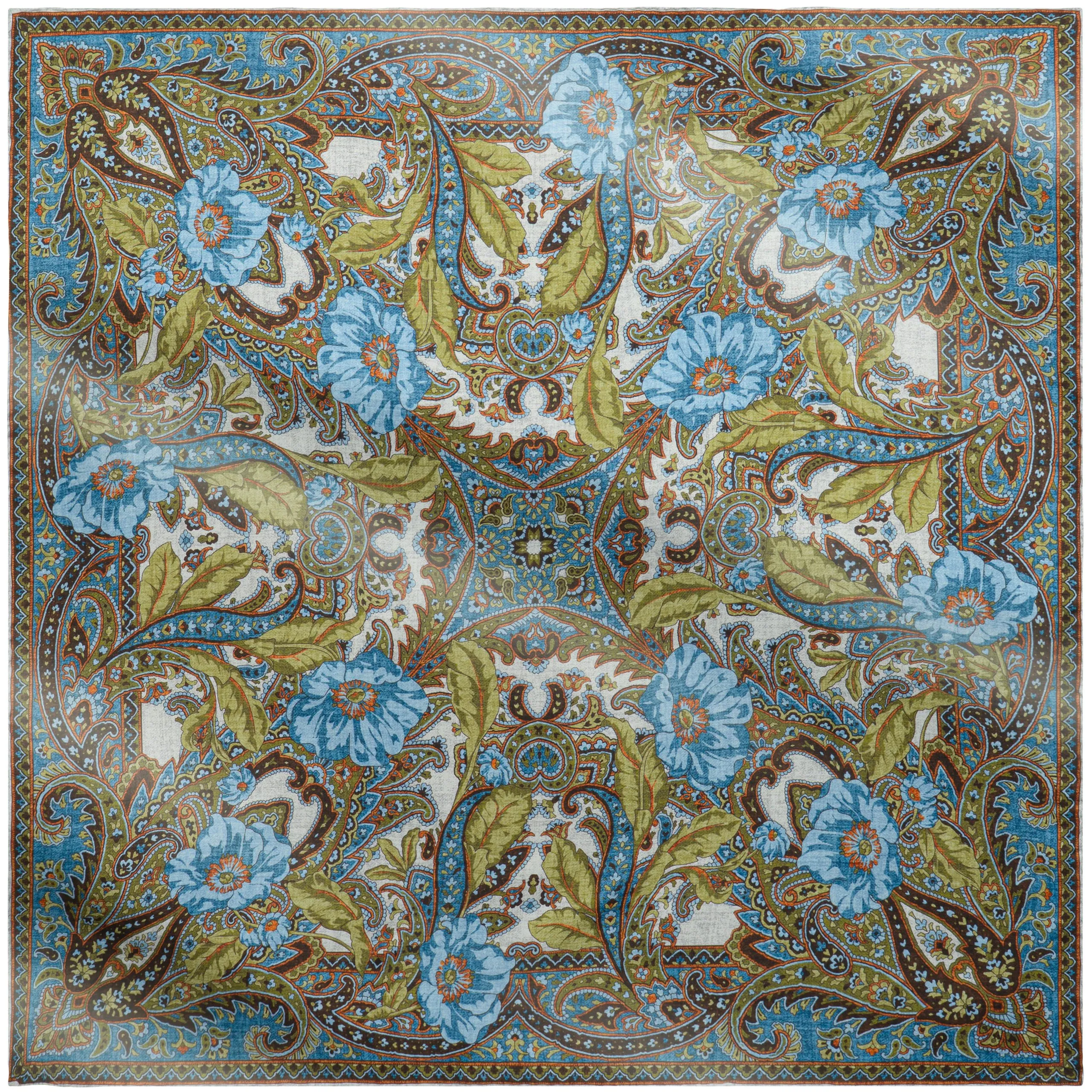 The GunDog Affair Seiden-Foulard »Flowers«