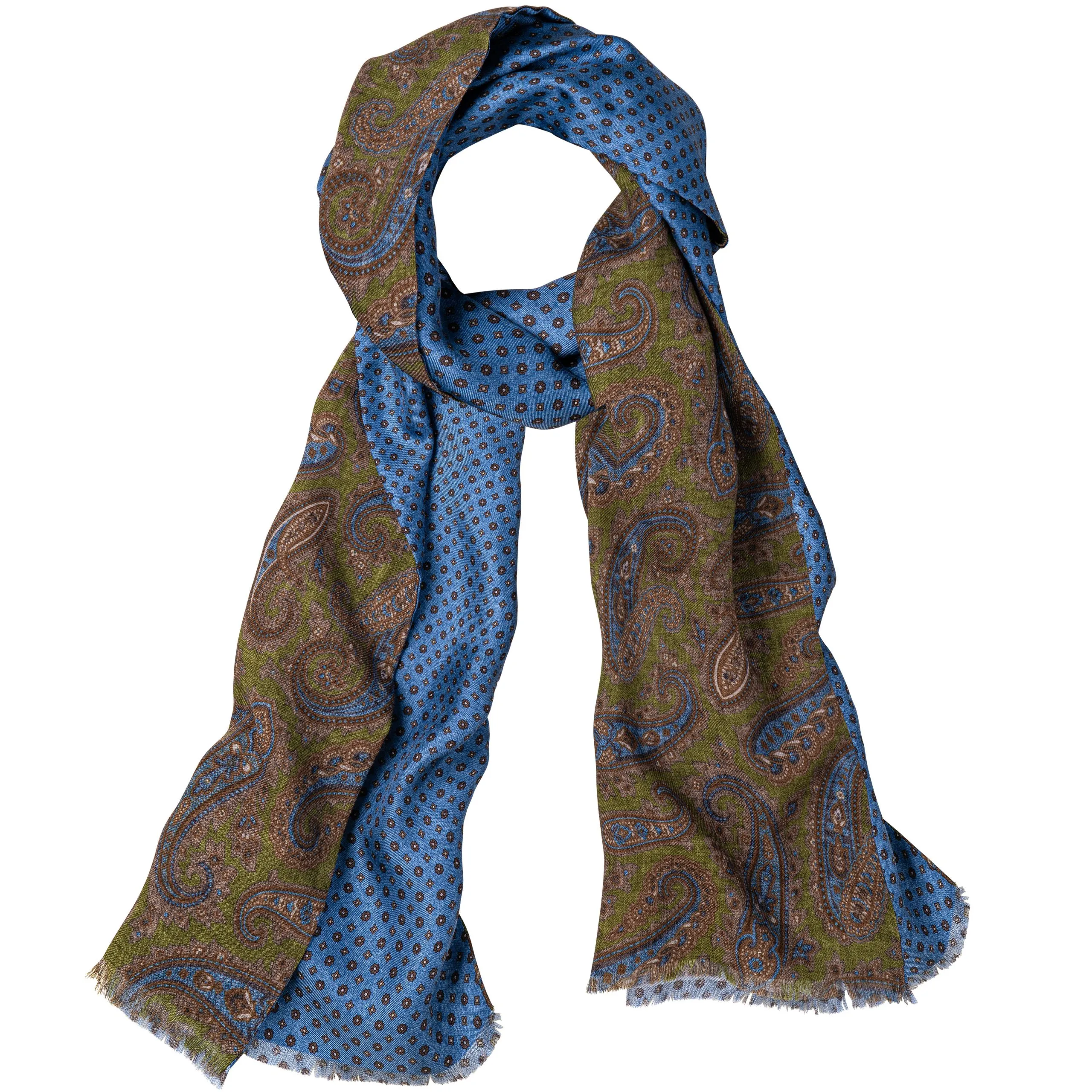 The GunDog Affair Doubleface-Schal »Savile«, hellblau/hellgrün