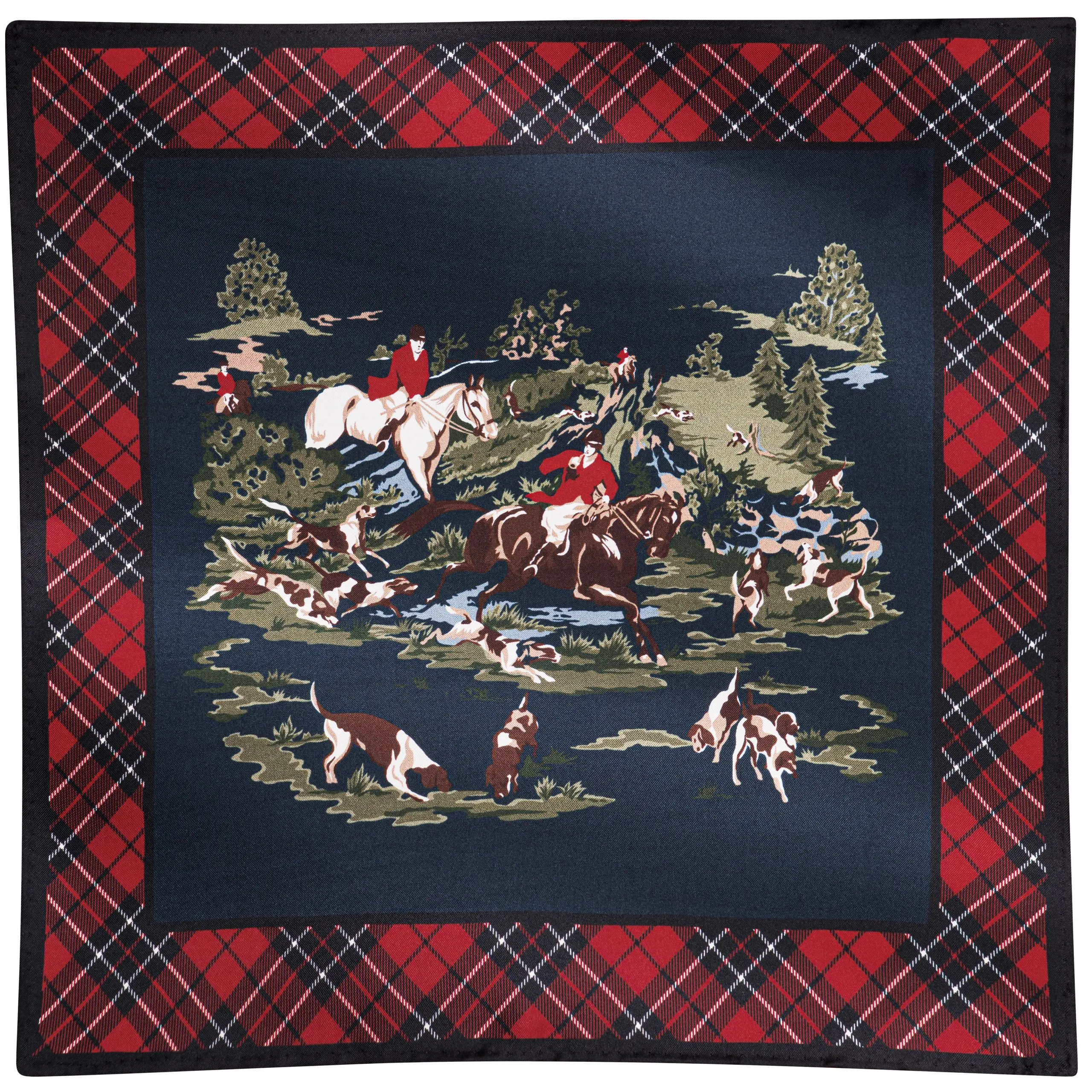 The GunDog Affair Seidenpochette »Horse & Hounds«