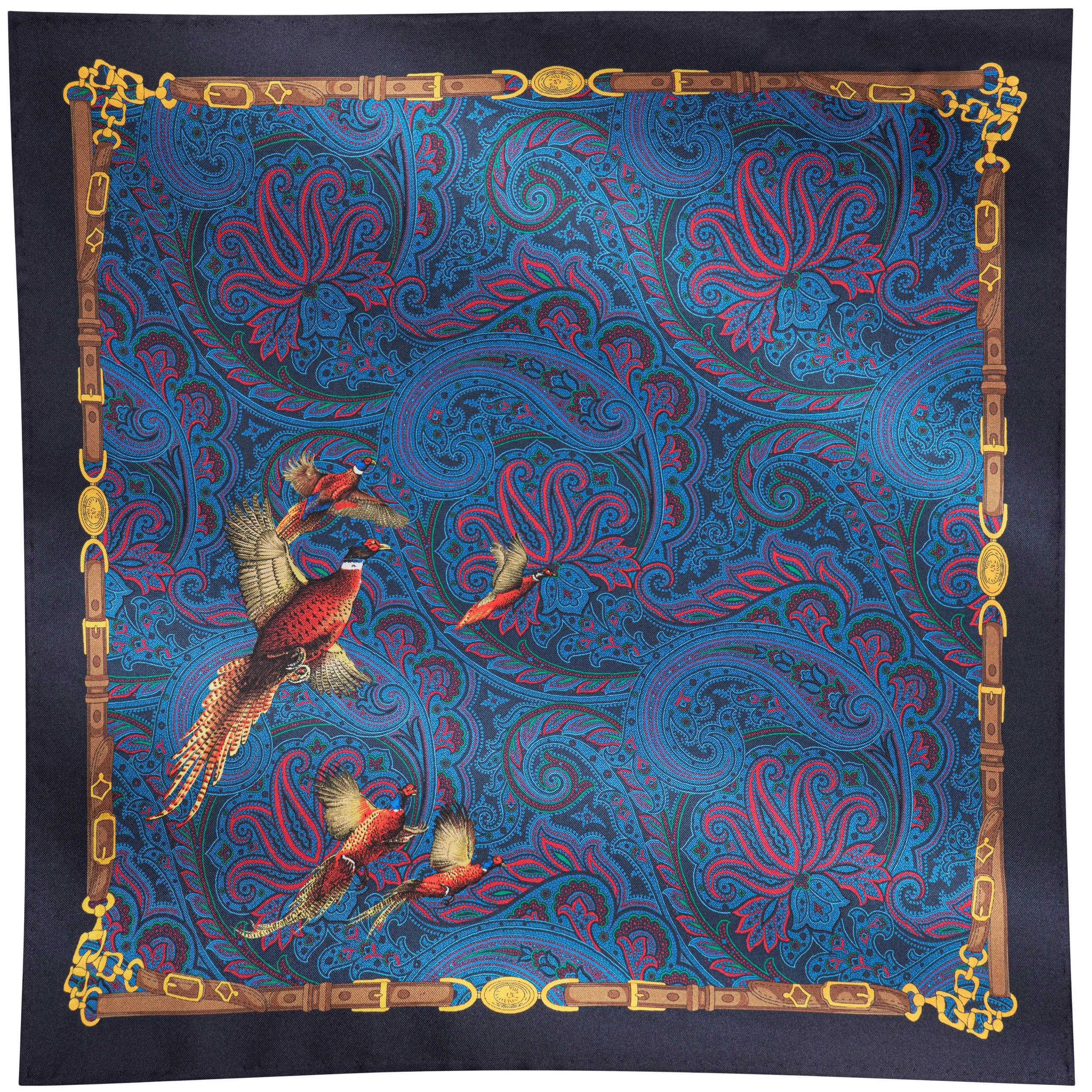 The GunDog Affair Seidenpochette »Fasan & Paisley«