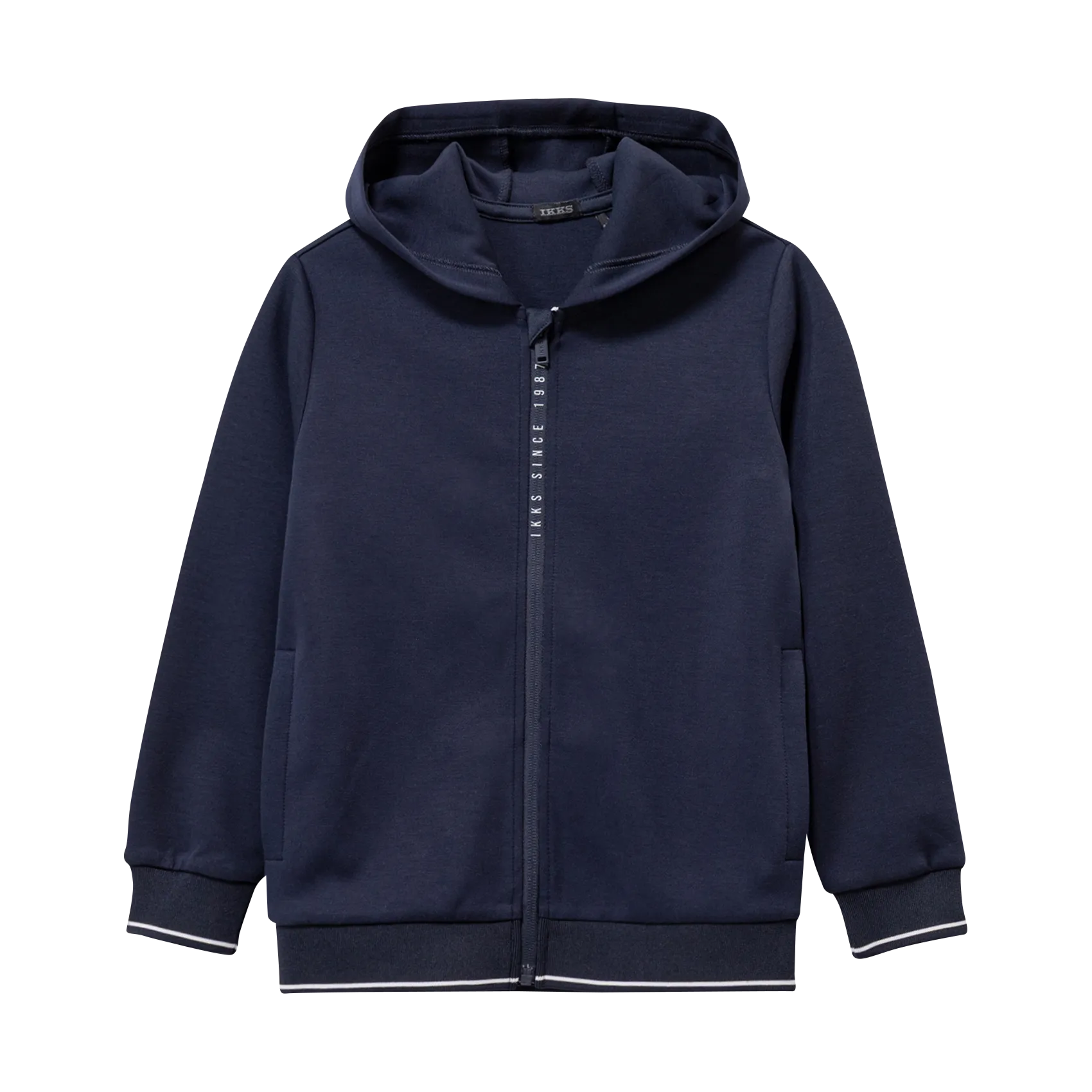 Cardigan mit Rundhalsausschnitt Blau