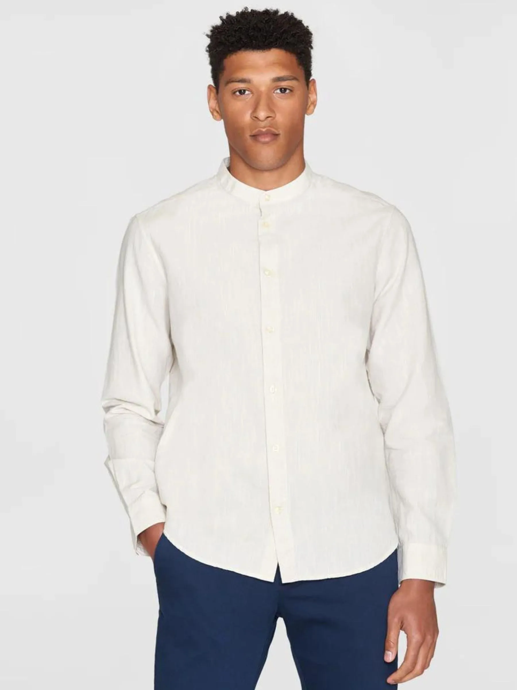 Hemd Regular Weiß Bio -Baumwolle | Knowledge Cotton Apparel