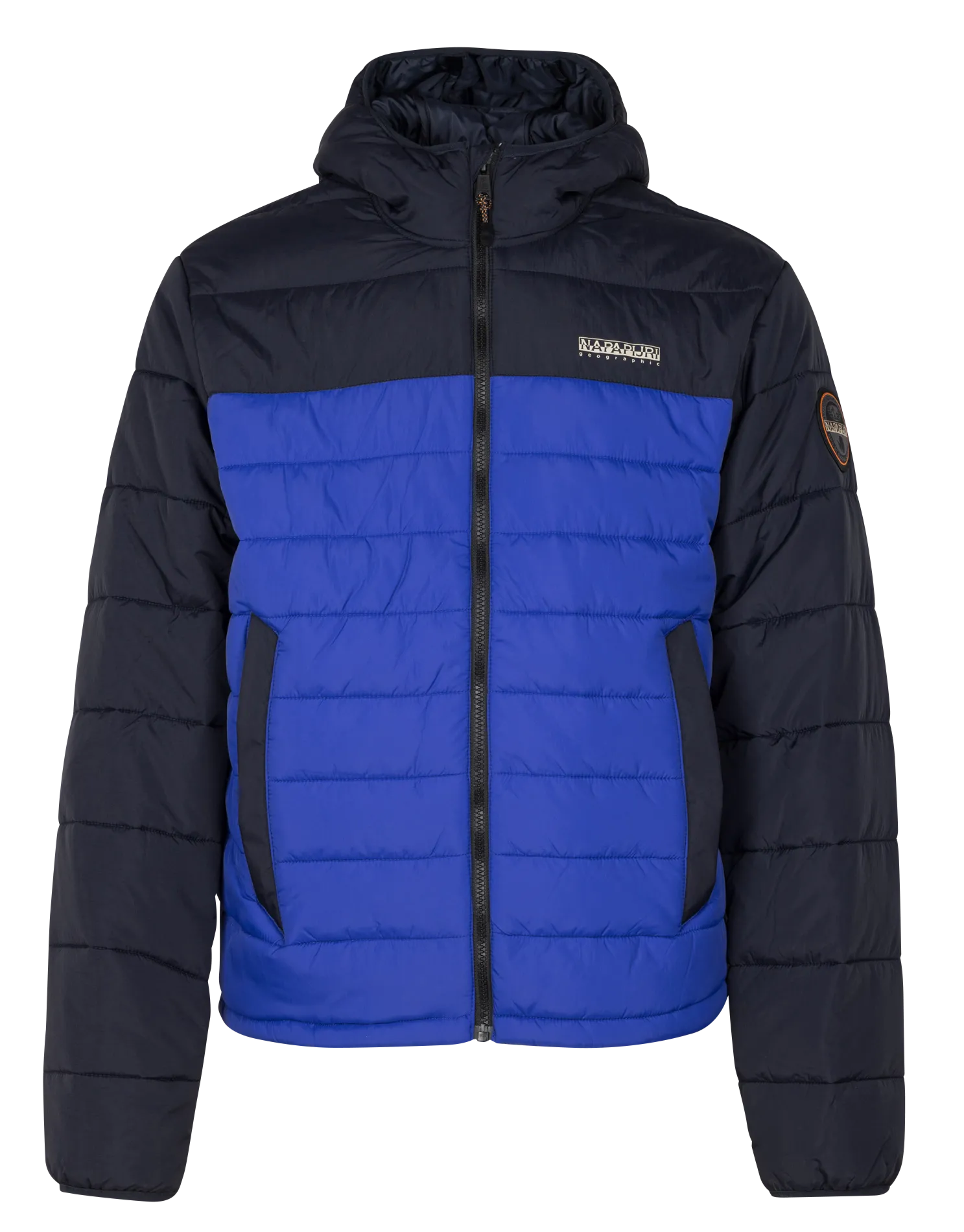 Daunenjacke mit Stehkragen Blau A-GESAR