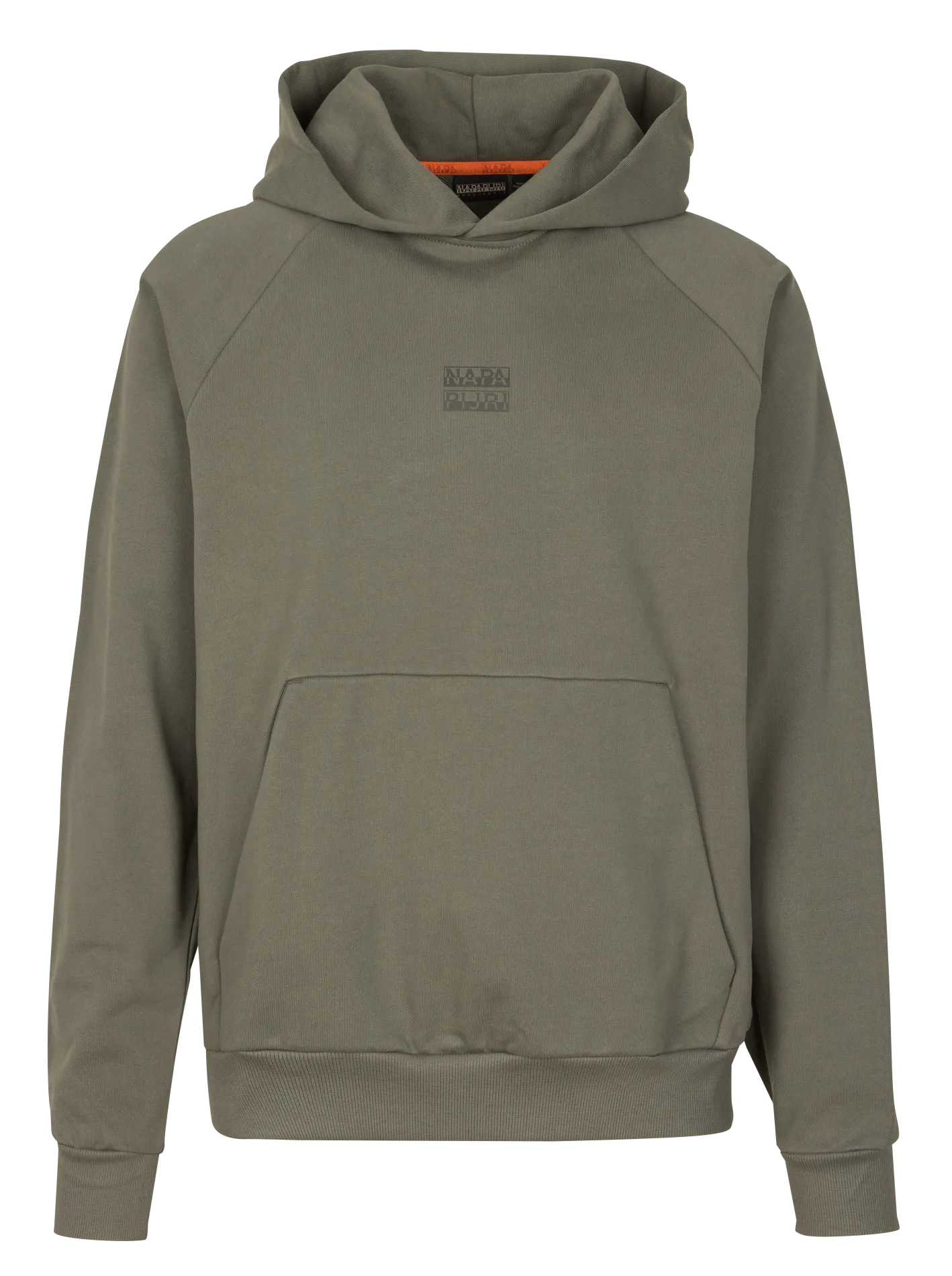 Bedruckter Hoodie aus Baumwolle Grun B-ELEVATED