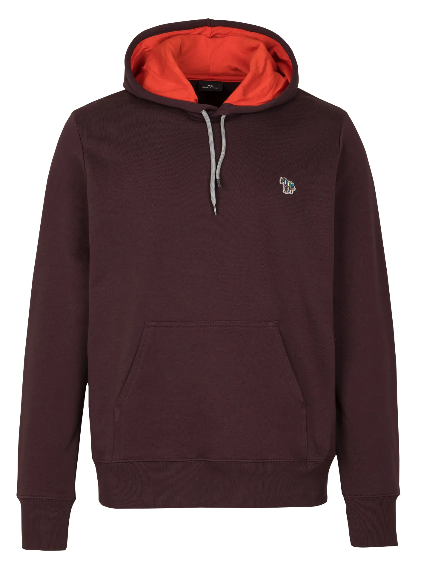 Bio-Baumwollkapuzenpullover Rot
