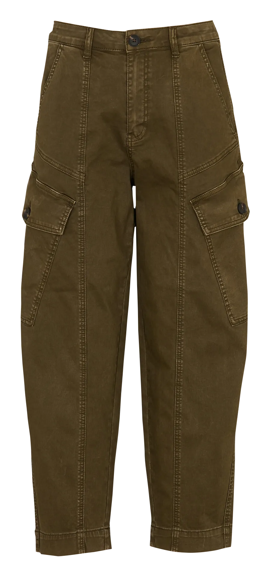 Chinohose aus Baumwoll-Mix Khaki PAROS MISSOURI