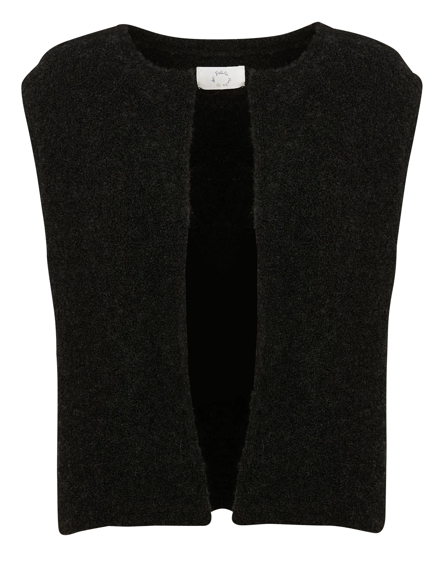 Strickjacke aus Woll-Mix mit Rundhalsausschnitt Grau ACHILLE