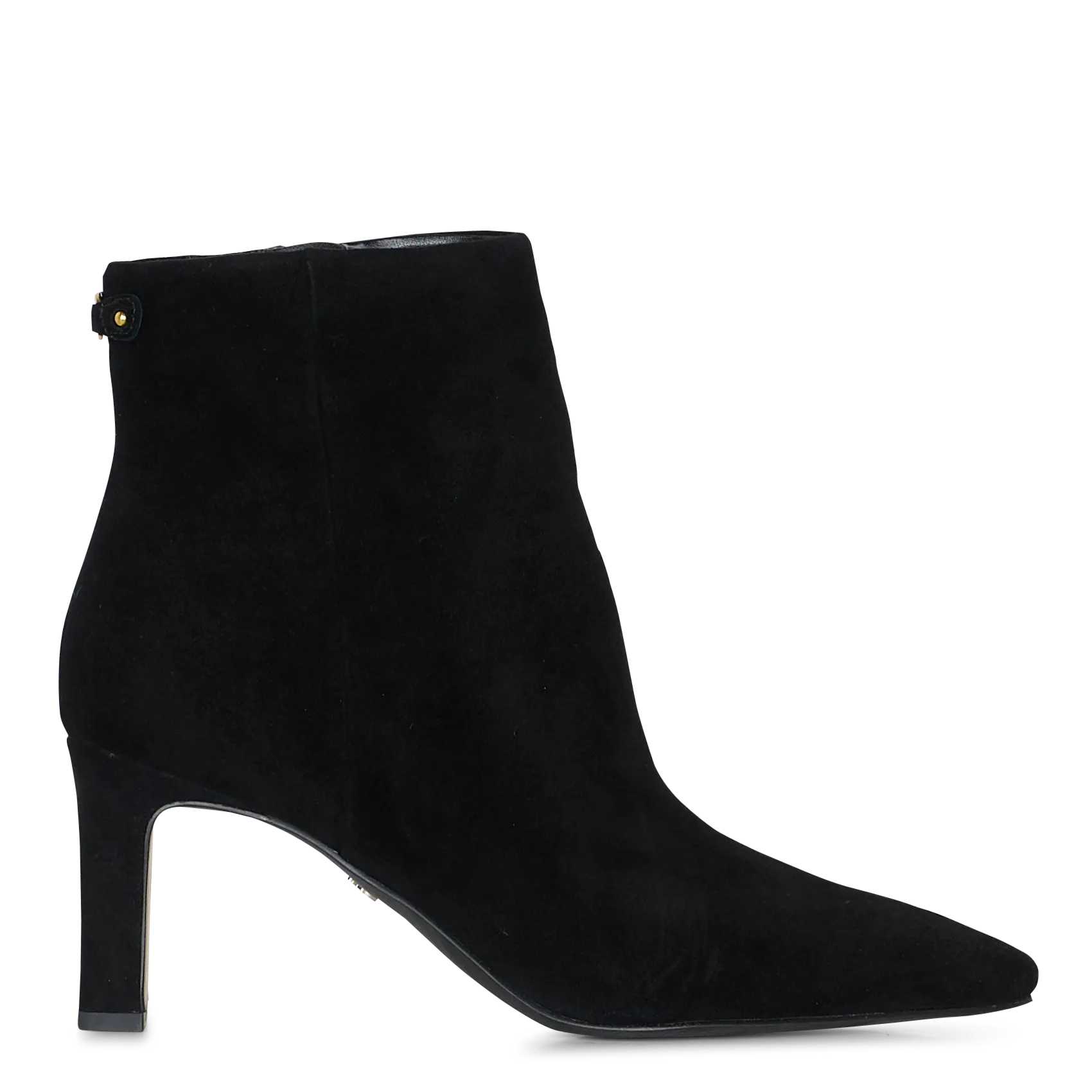 Stiefeletten aus Veloursleder Schwarz SAIGE