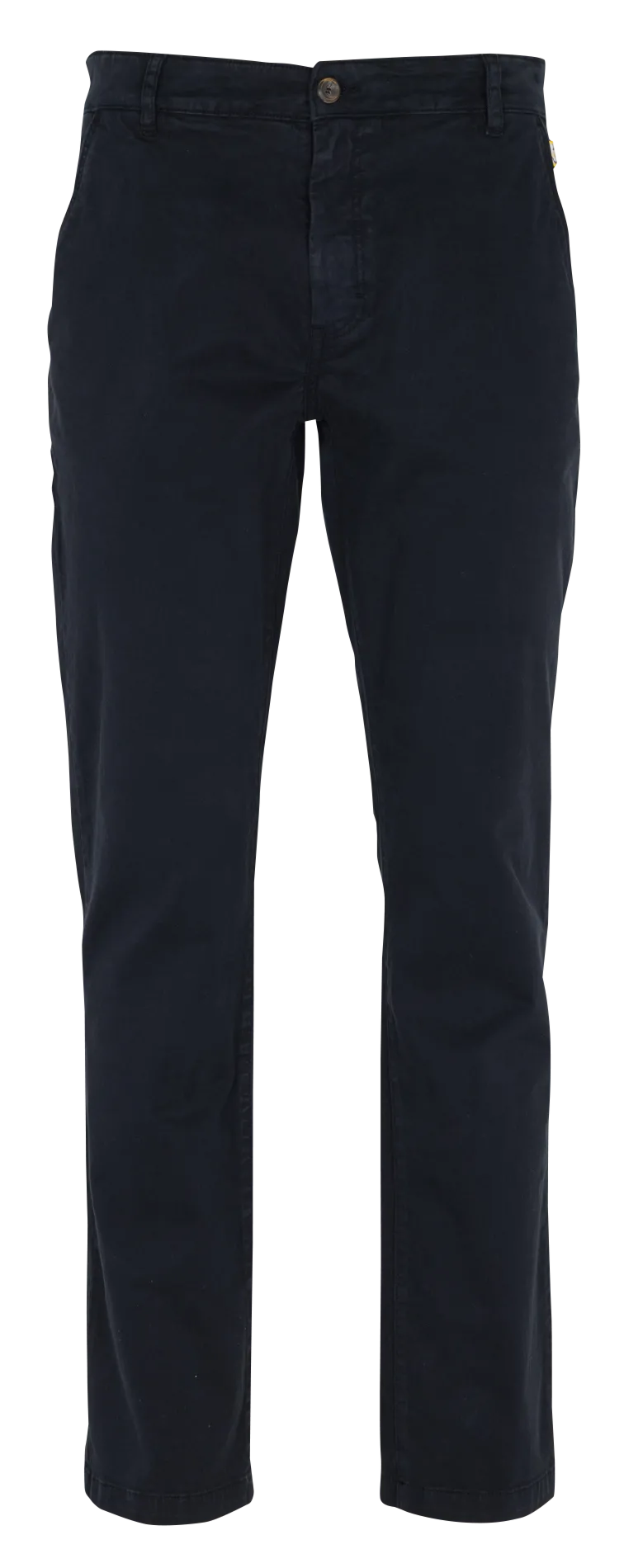 Einfarbige Chinohose aus Baumwollmischung Blau HERITAGE