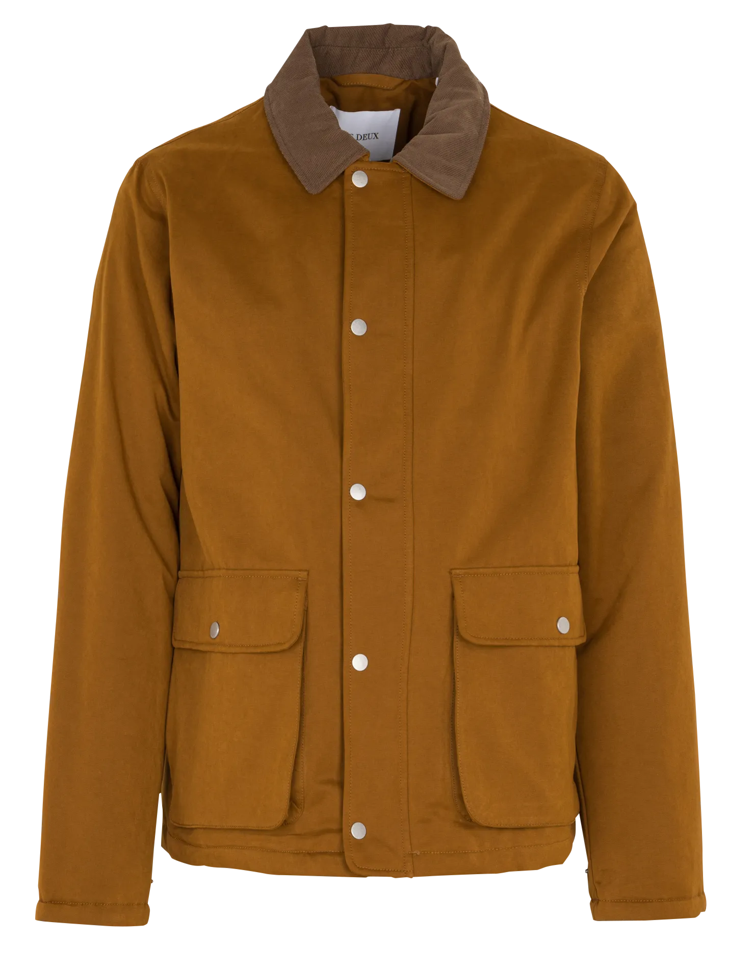 Baumwoll-Mix-Jacke mit klassischem Kragen Braun MONTANA