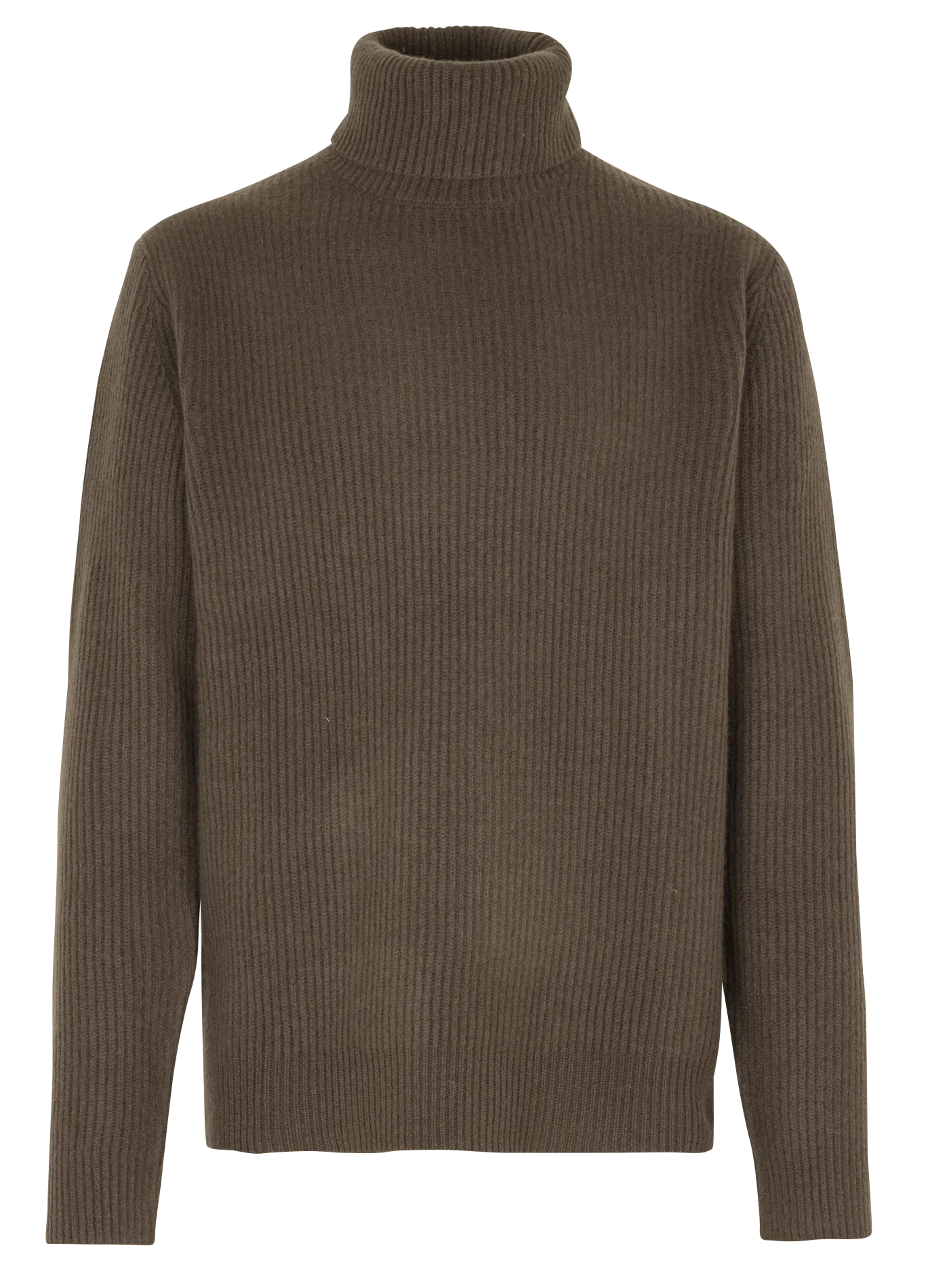 Oversize-Rollkragenpullover aus Wolle Braun EDDIE