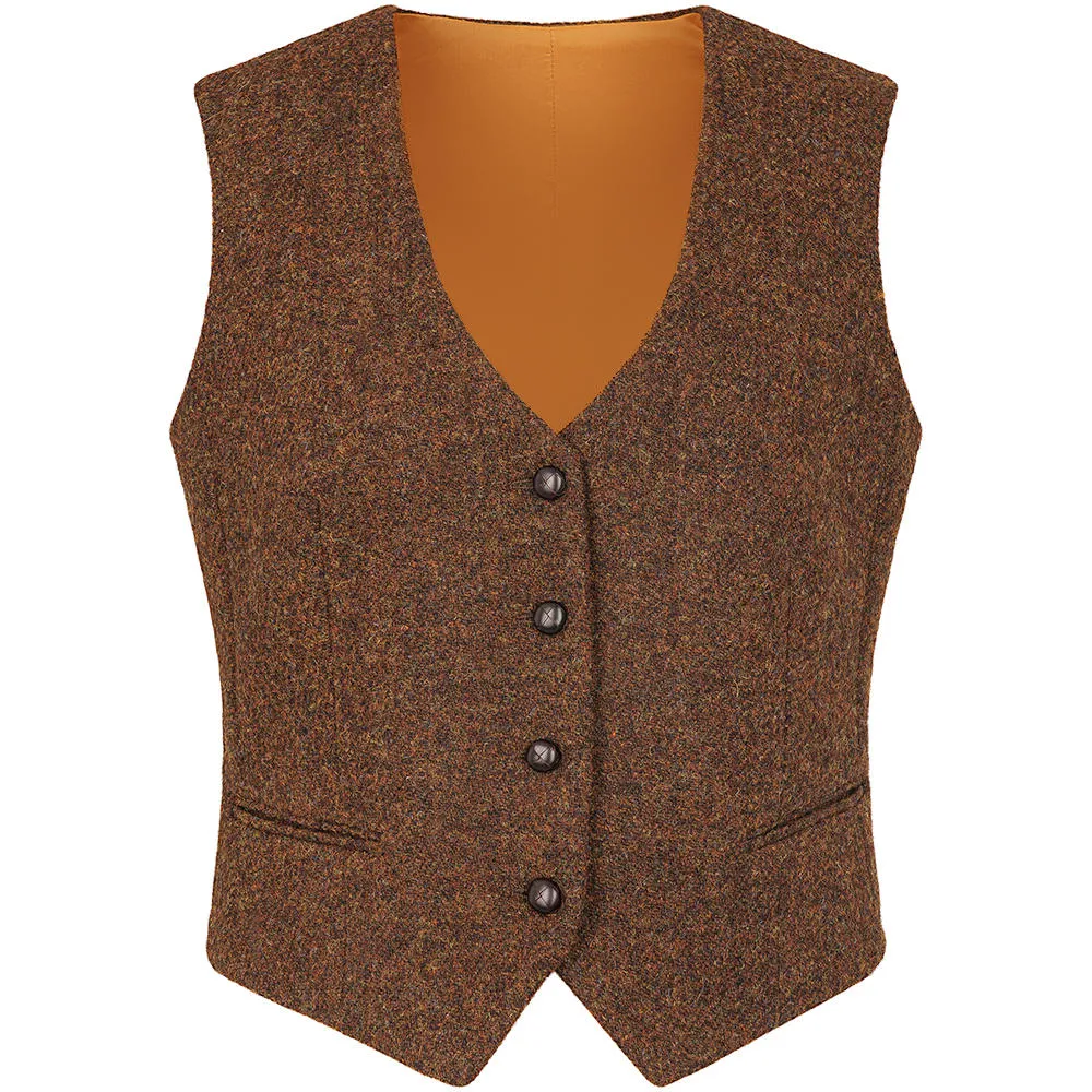 Damen-Tweed-Weste »Eve«