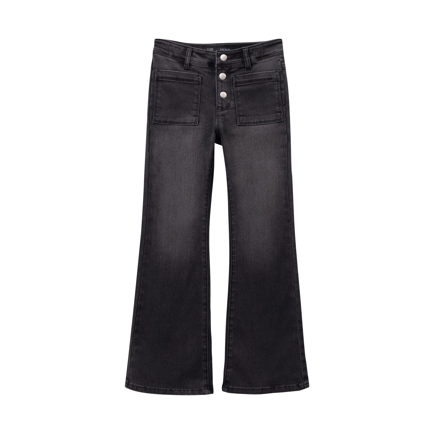 Charlotte - Flared Jeans aus Baumwolle Grau