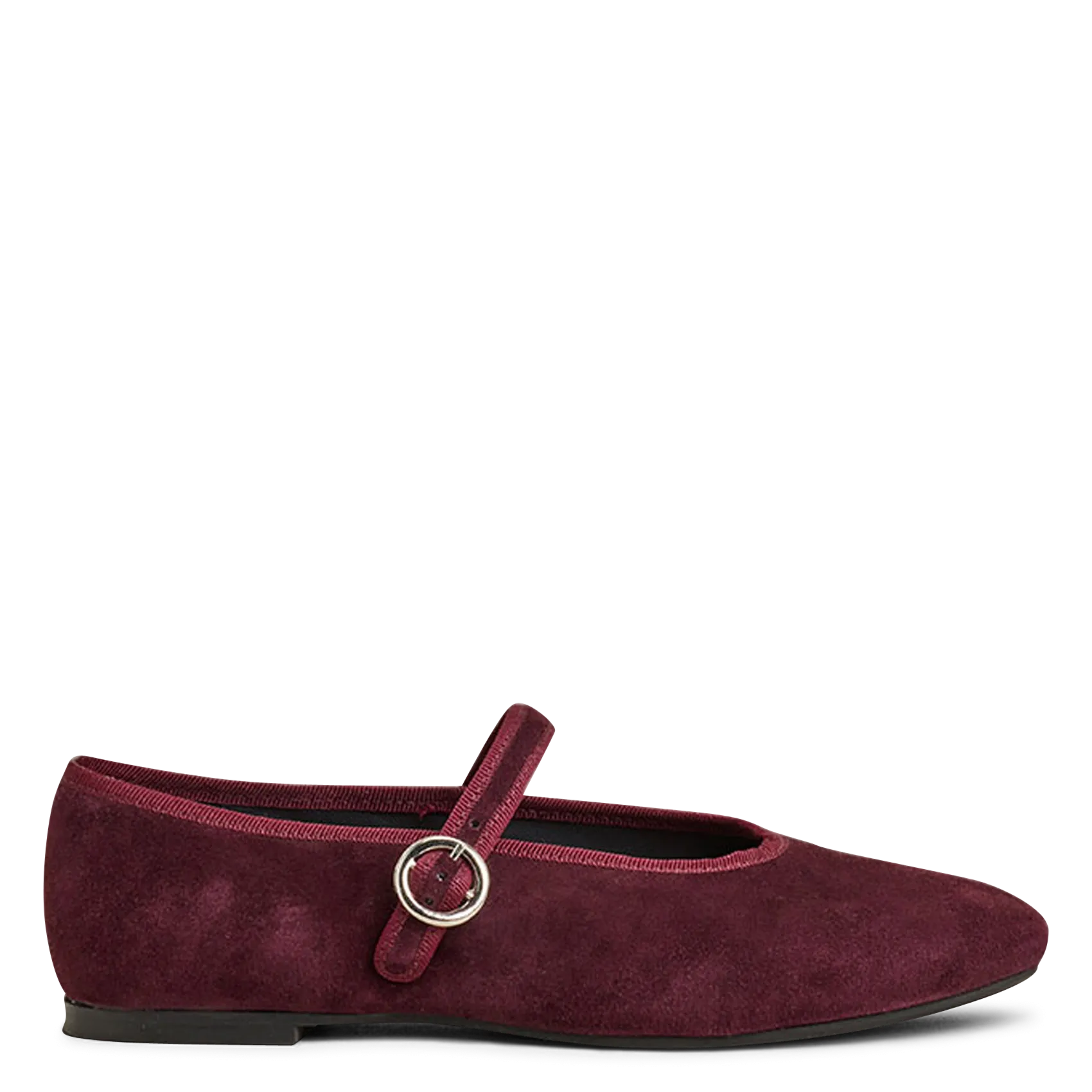 Ballerinas aus Veloursleder Rot DEESSE