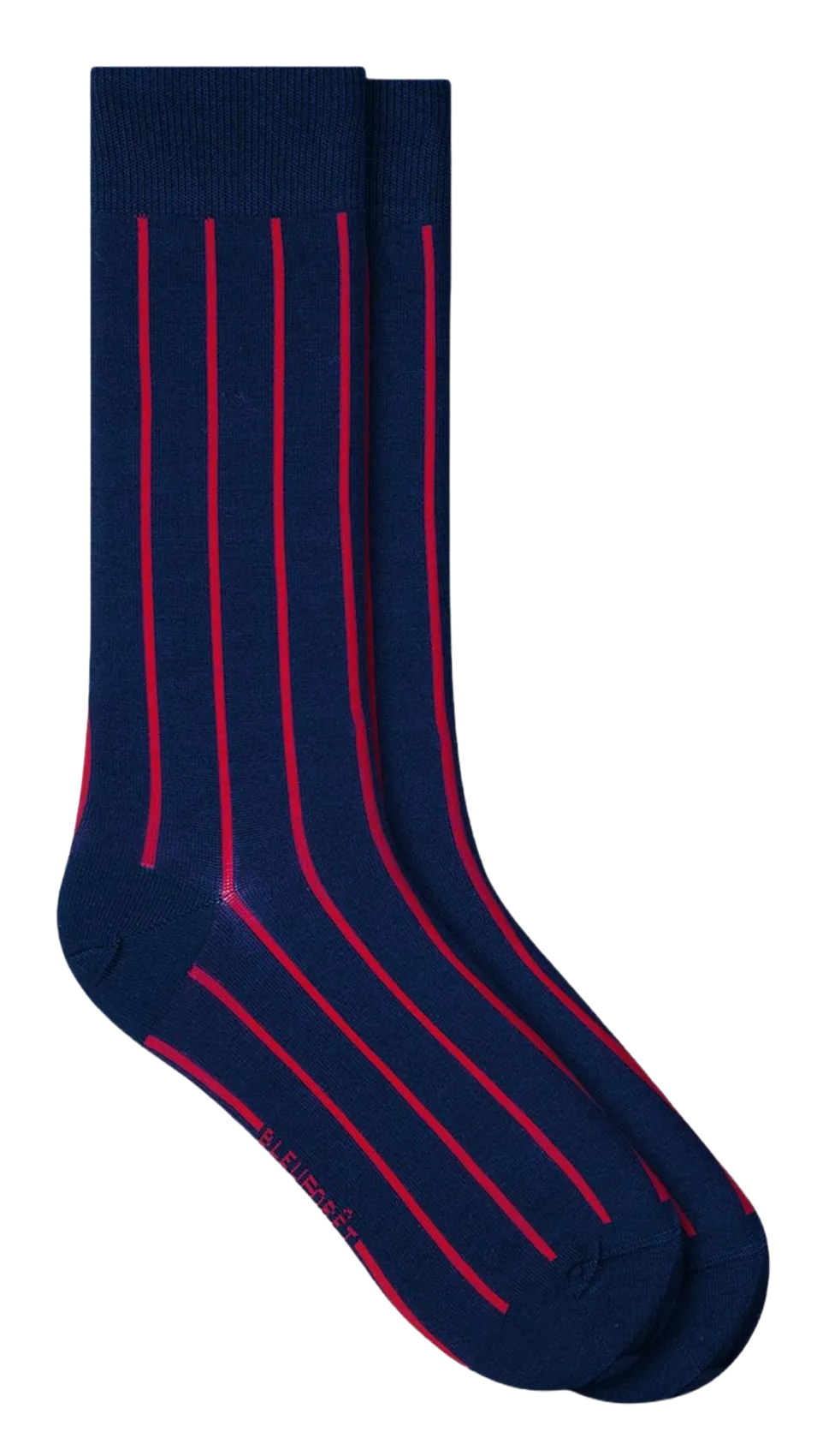 Halbhohe gestreifte Socken Schwarz