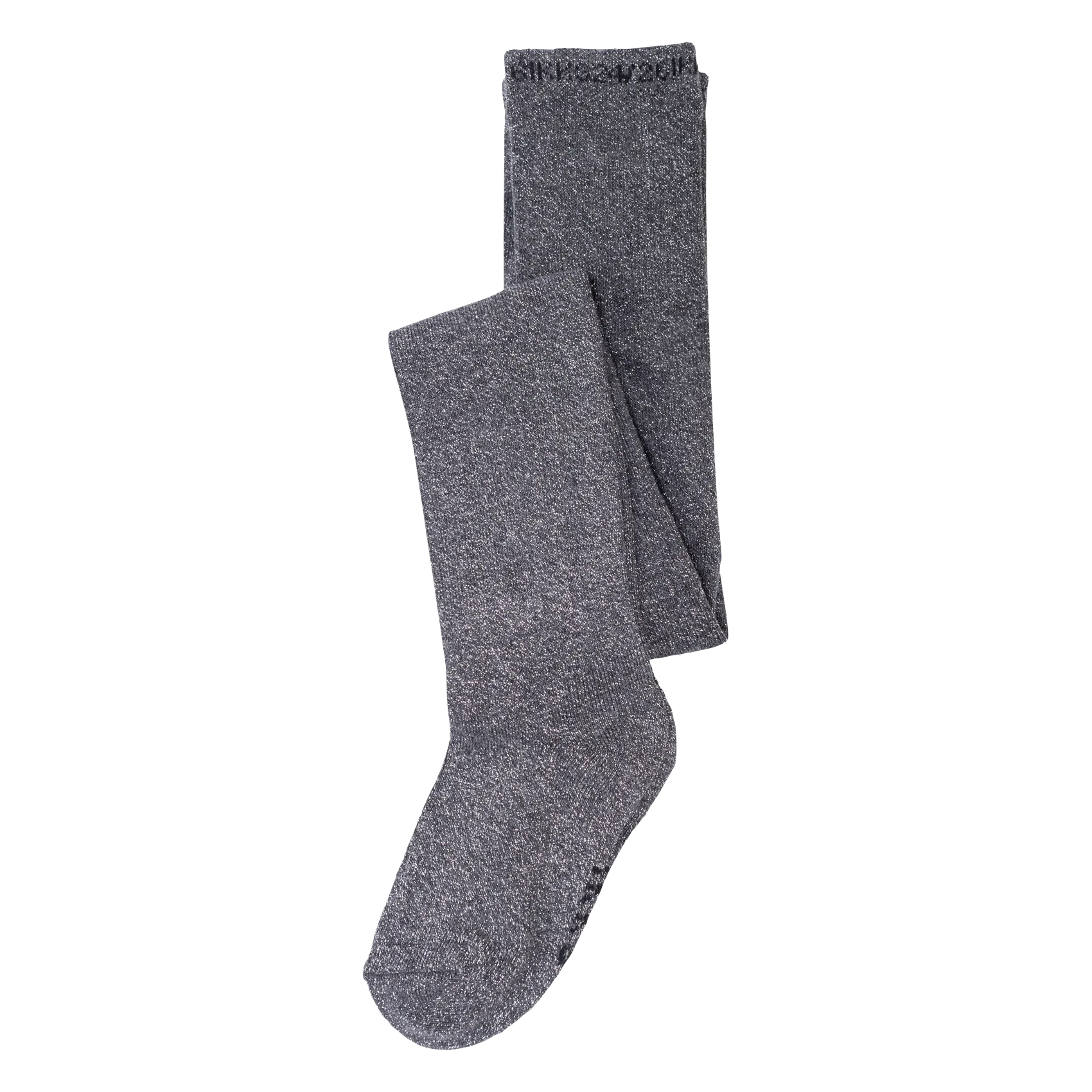 Strumpfhose aus Baumwoll-Mix Silber