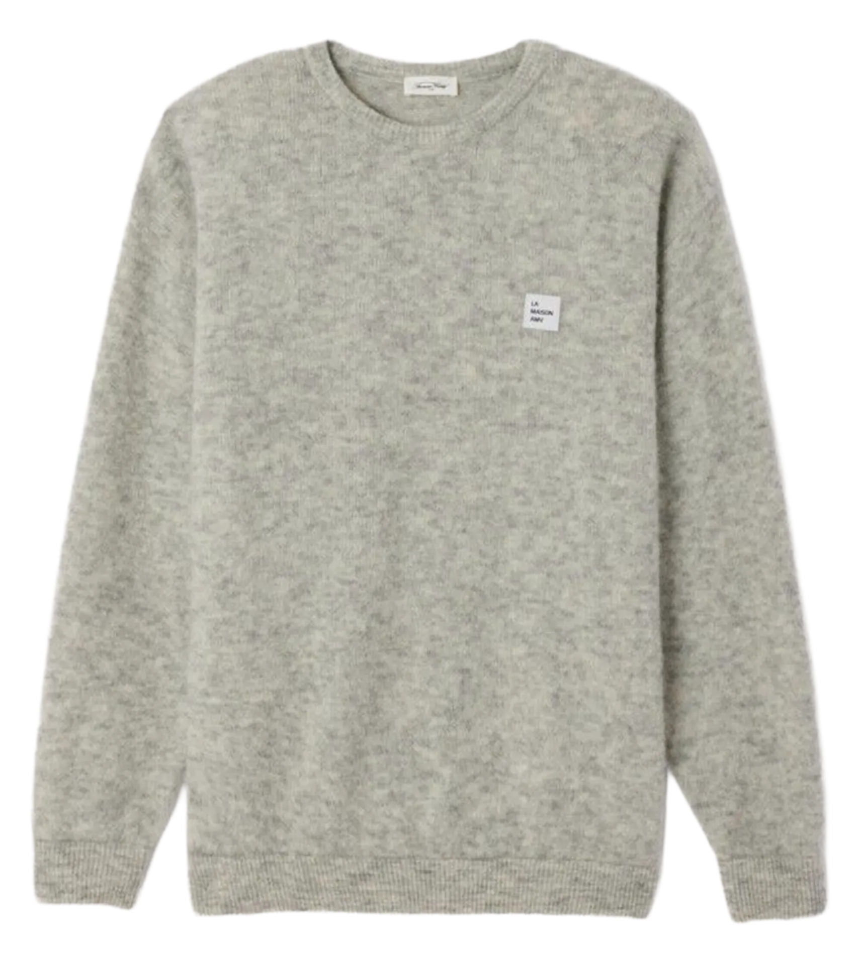 Weiter Rundhalspullover aus Alpaka-Mix Grau VITOW