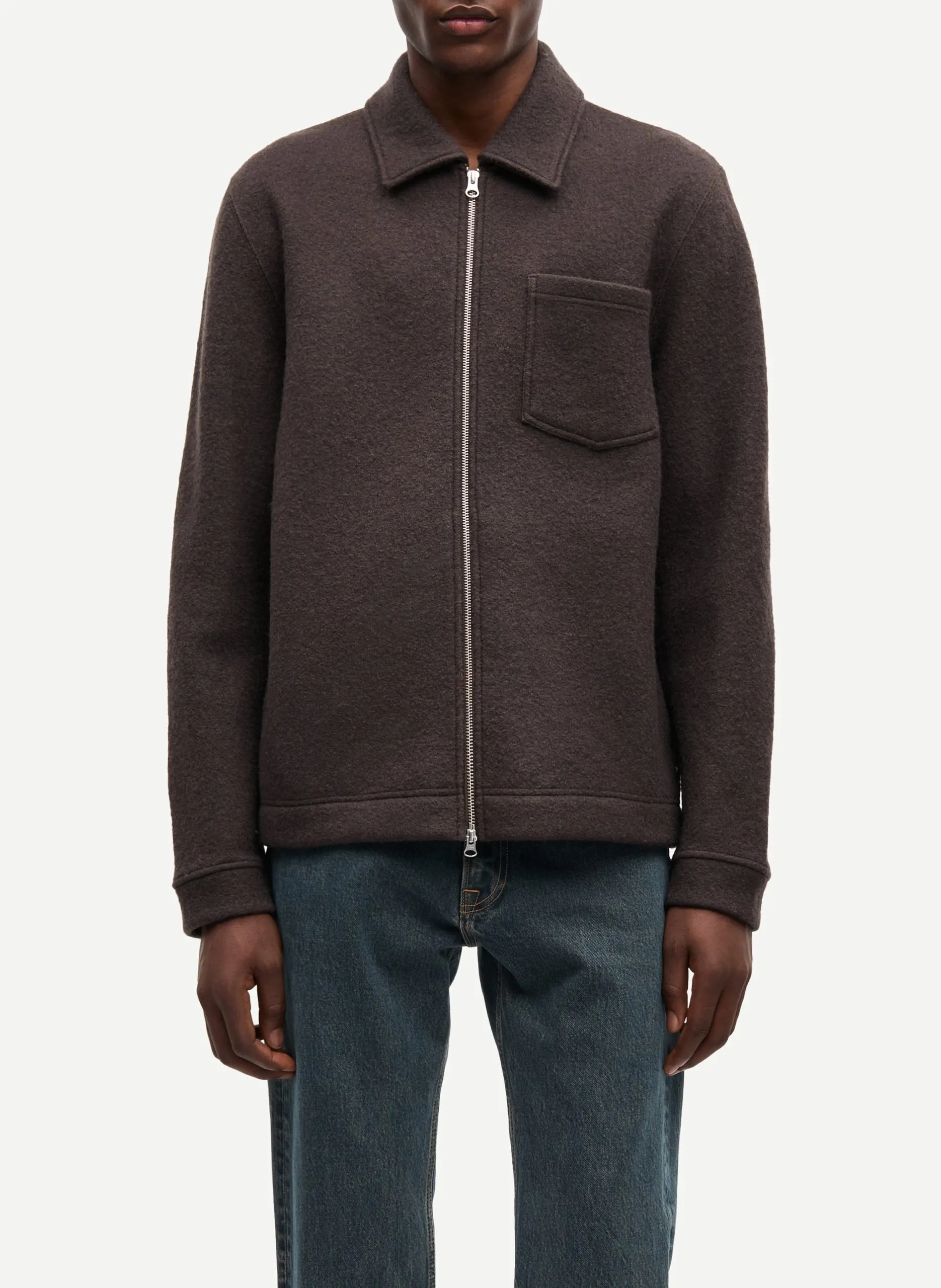 Dalibaba - Wolljacke Braun HANNES