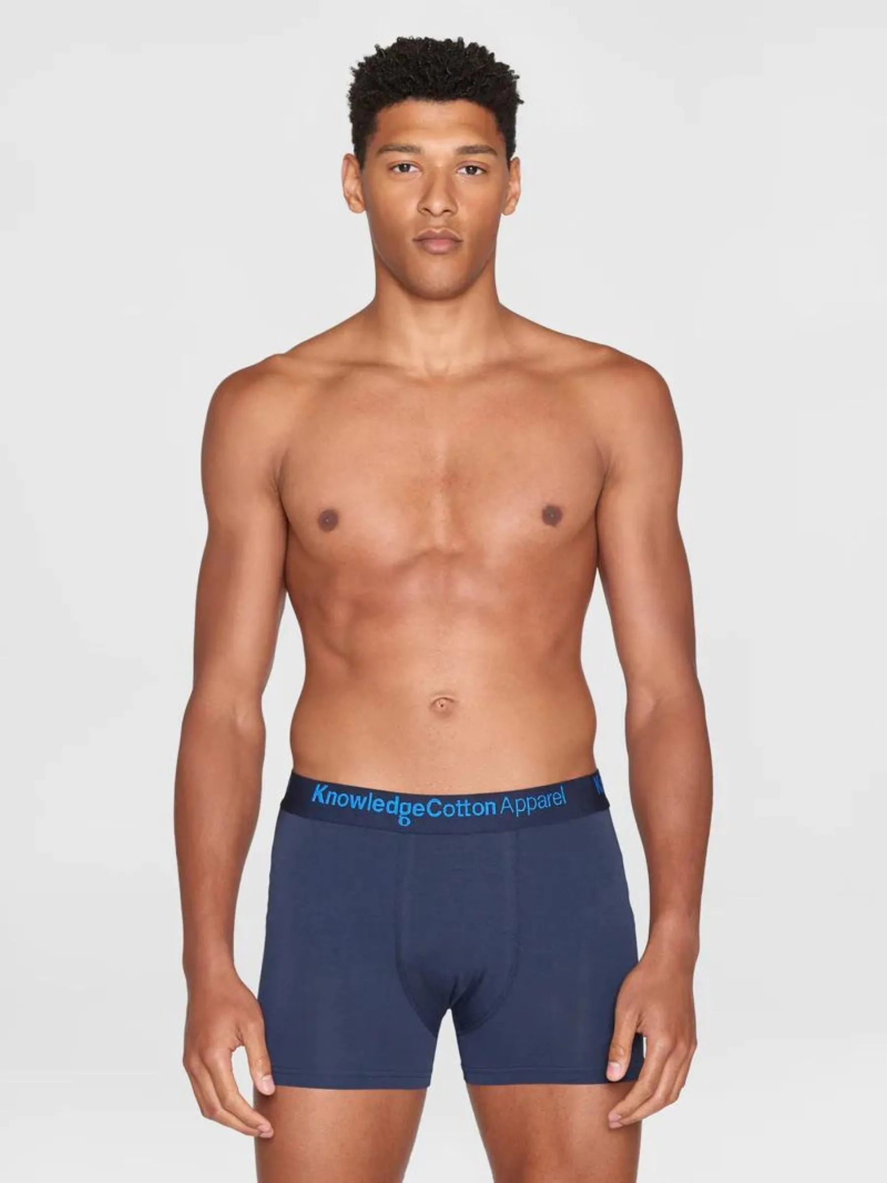Unterwäsche 2 Packblauer Bio -Baumwolle | Knowledge Cotton Apparel