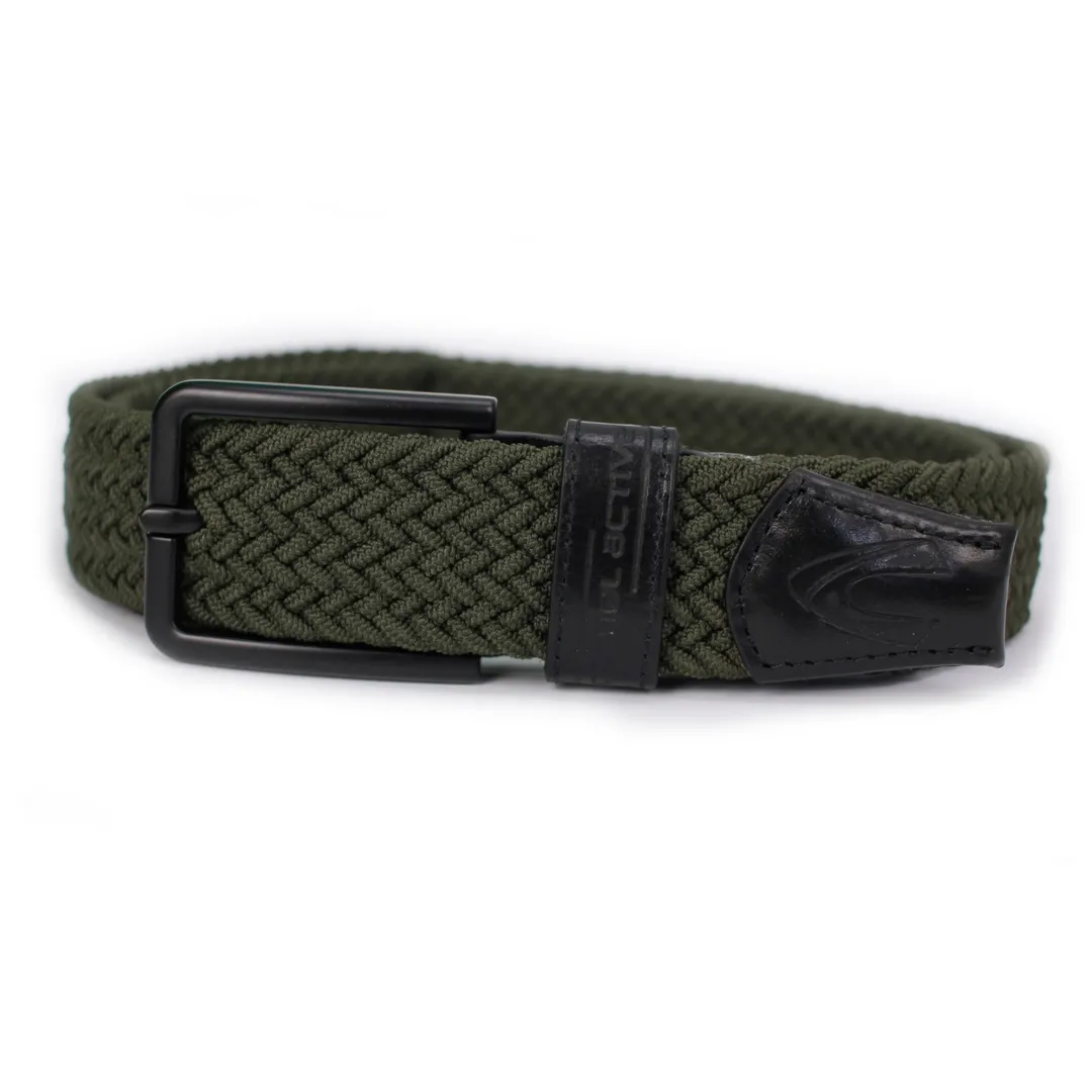 Camel active Herren Flecht Gürtel Ribbon Belt grün unifarben 8B10 402100 93 olive brown