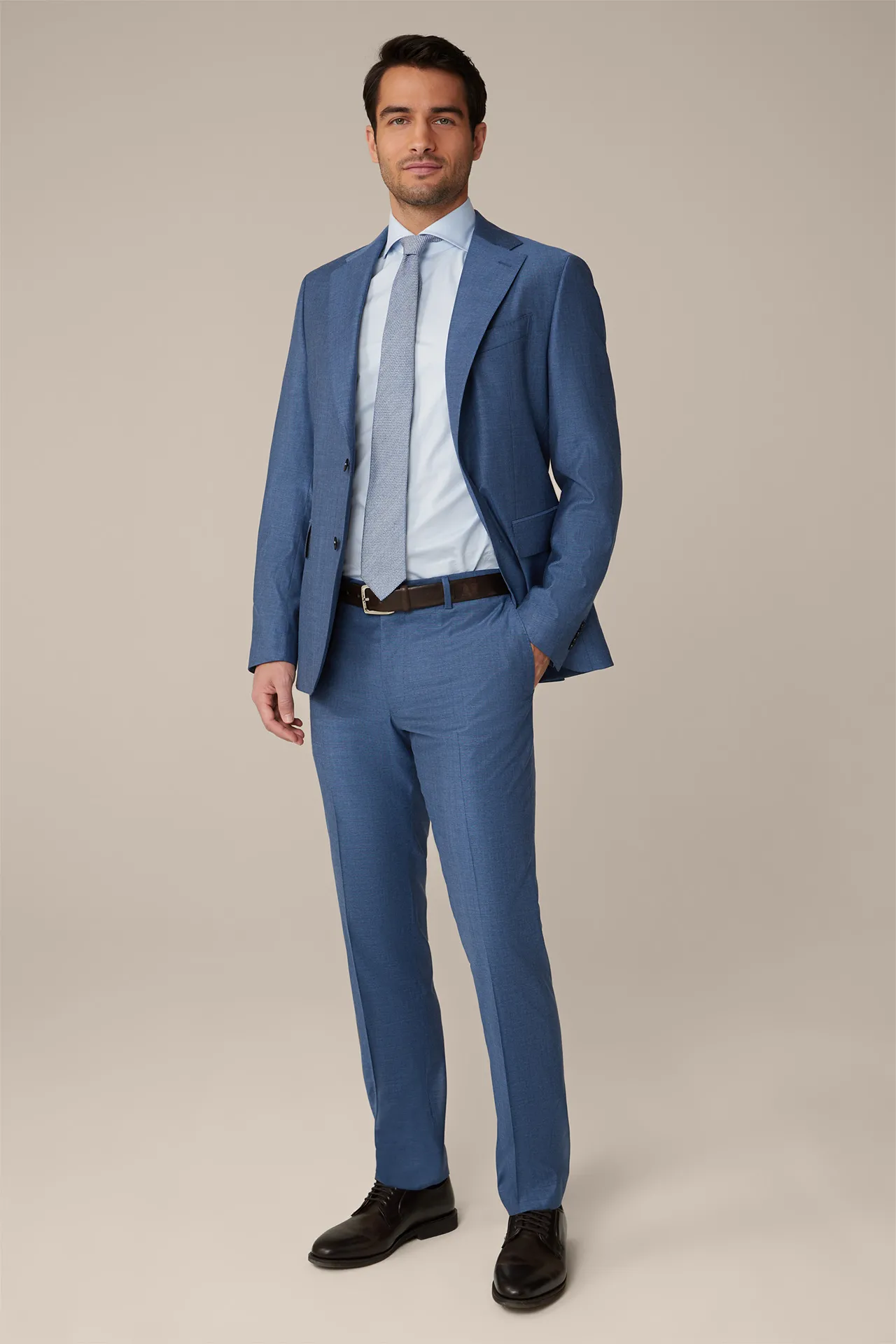 Baumwoll-Hemd Riccio in Hellblau