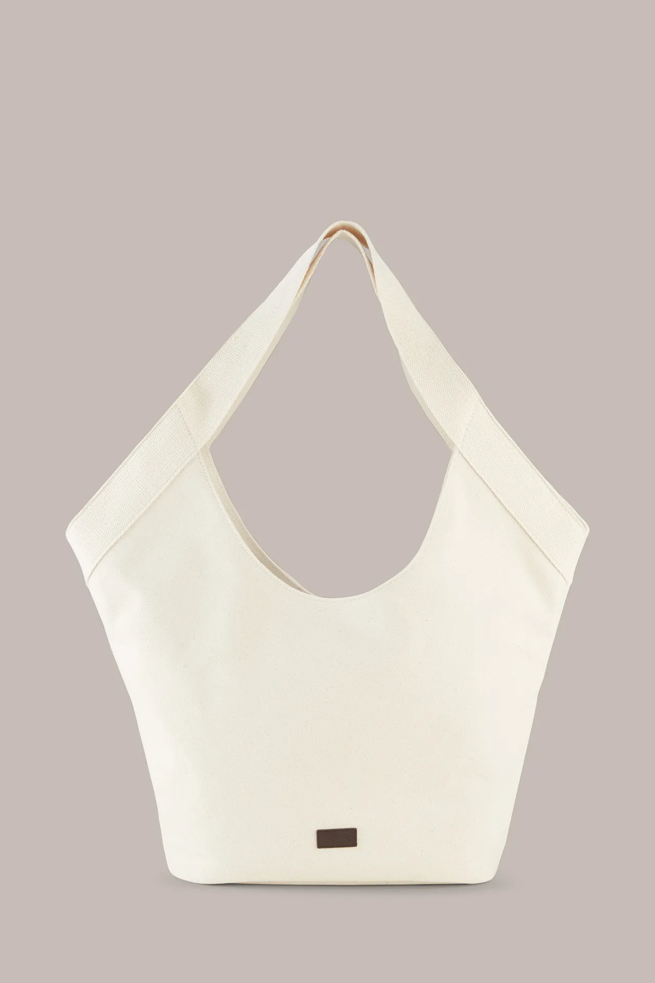 Canvas-Shopper in Creme