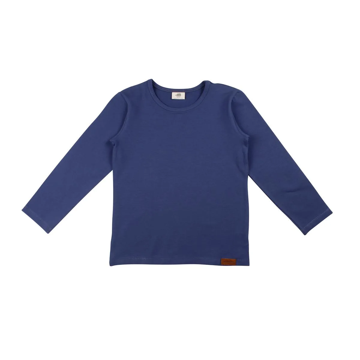 Langarmshirt, dunkelblau, Biobaumwolle, GOTS-zertifiziert