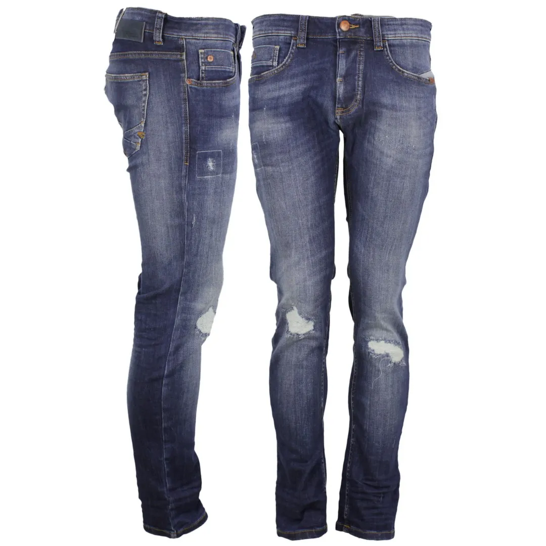 Camel active Herren Jeans Hose Jeanshose Madison Slim Fit Used Look 9A06 488655 43