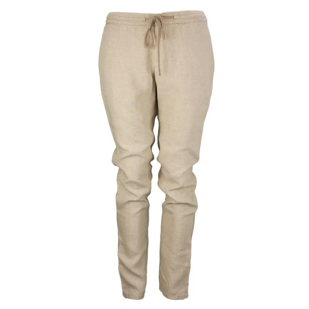 Alberto Herren Chino Hose Leinenhose House beige 62671528 135