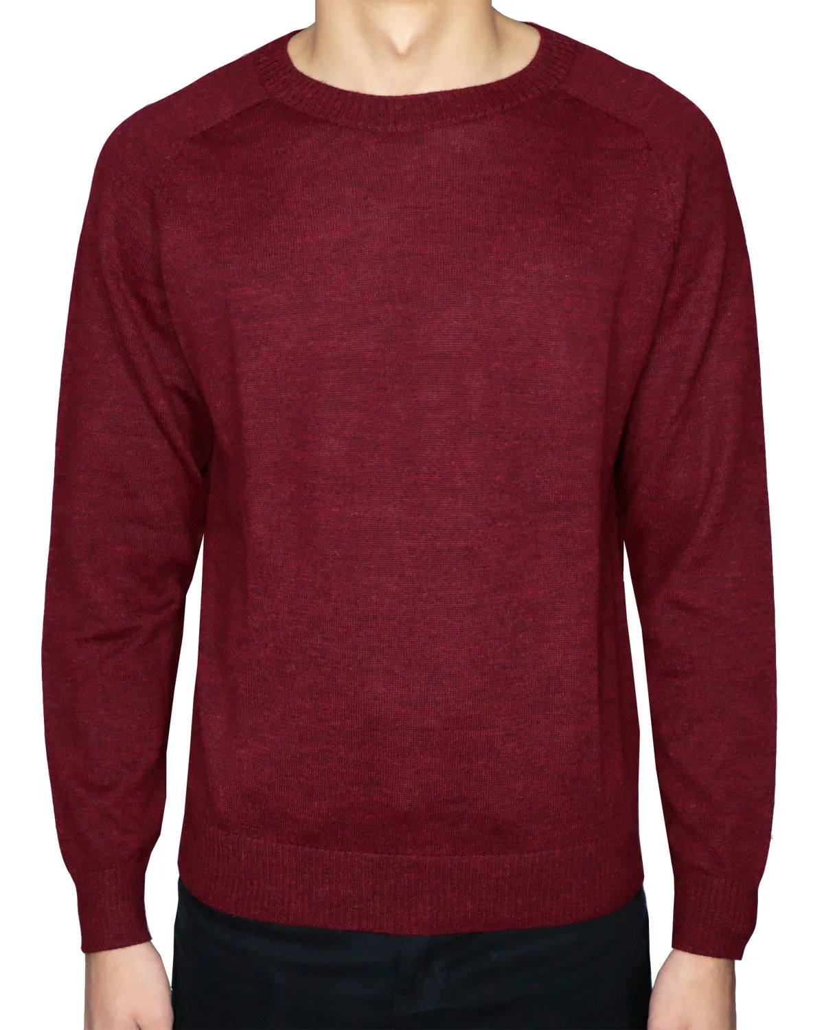 De Colores Herren Alpaka Pullover Rundhals