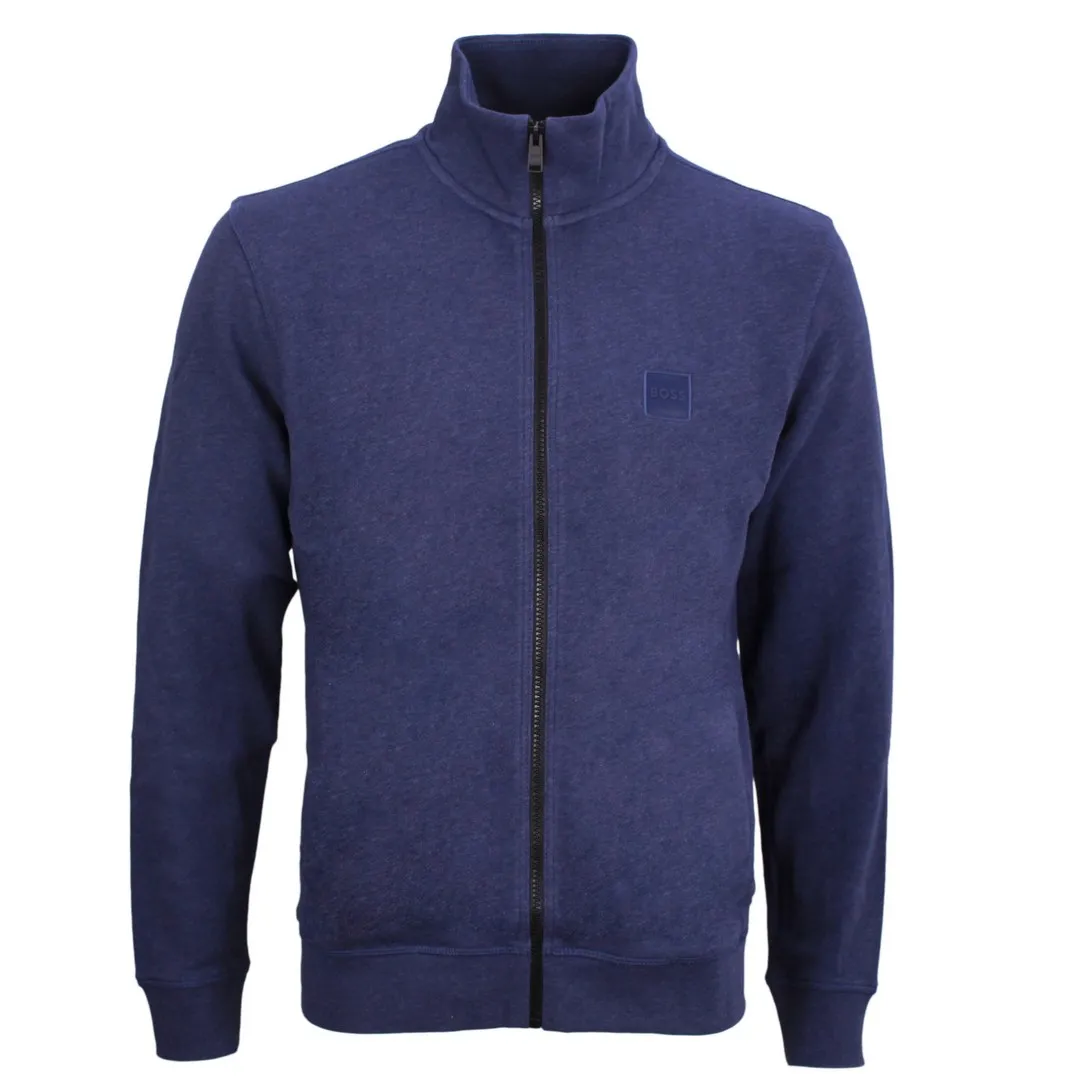 BOSS Herren Sweat Jacke Sweatweste Zestart blau 50468428 418 navy