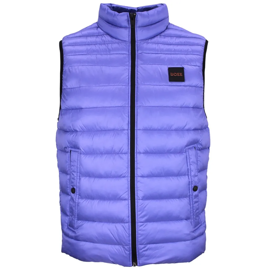 BOSS Herren Weste Steppweste Odeno1 lila 50505255 525 bright purple