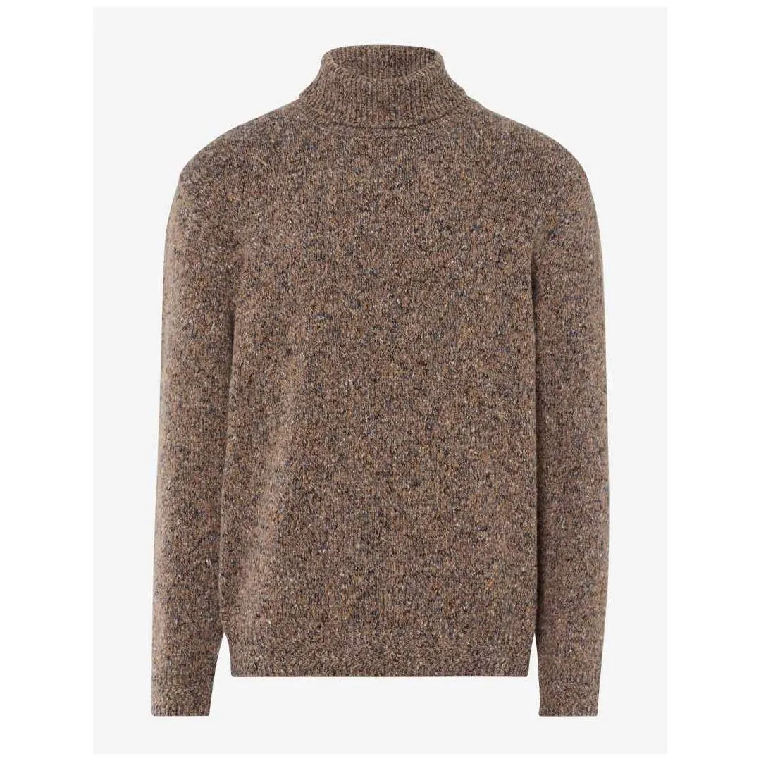 Brax Herren Strick Rollkragenpullover Style Brian braun 272278 70130000 56 ivory