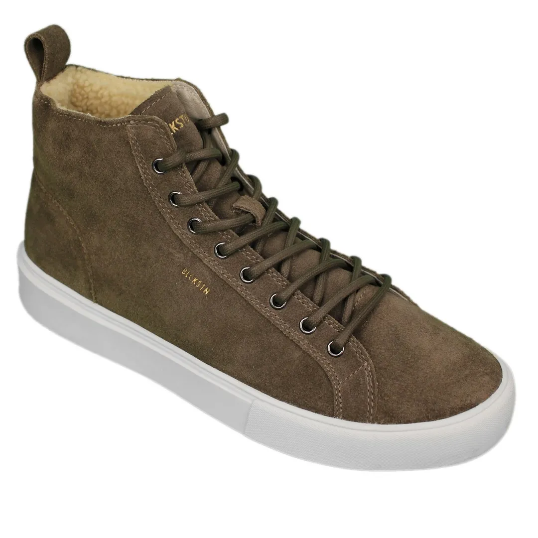 Blackstone Herren Schuhe hohe Sneaker braun CG182 saloon