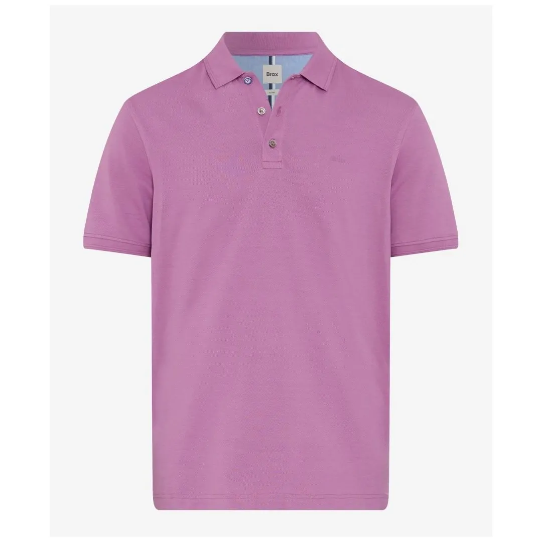 Brax Herren Poloshirt Style Pete lila 214508 70426000 83 lilac