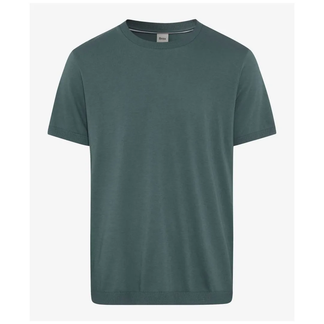 Brax Herren Basic T-Shirt Style Trevor grün 264558 70817300 36 thyme