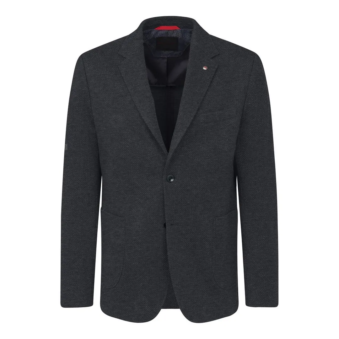 Bugatti Herren Anzug Sakko Modern Fit blau 698133 69240 380 marine