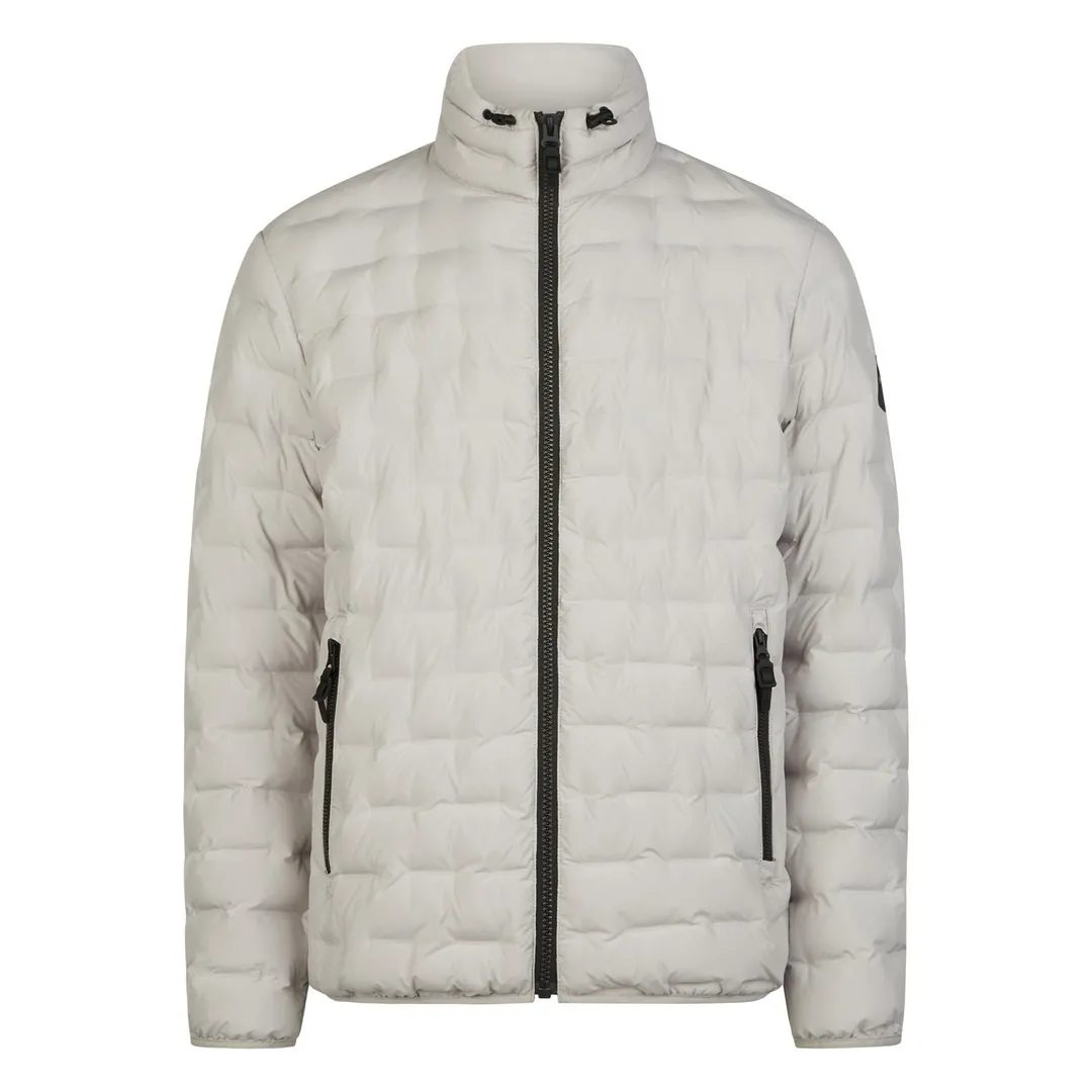 Calamar Herren Jacke Steppjacke grau 4Y21 130720 03 silver beige