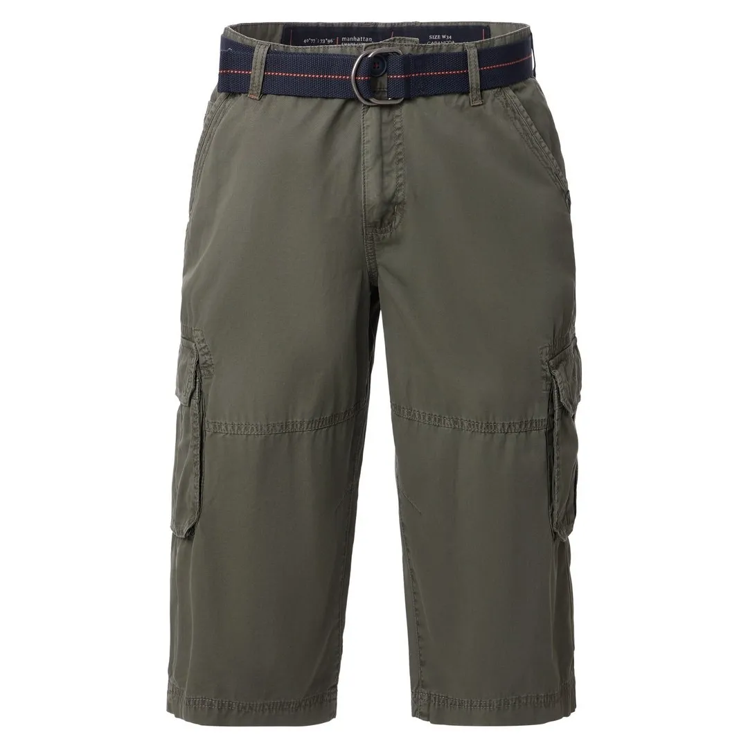 Casamoda Herren Bermuda Cargo Shorts grün 554388800 338