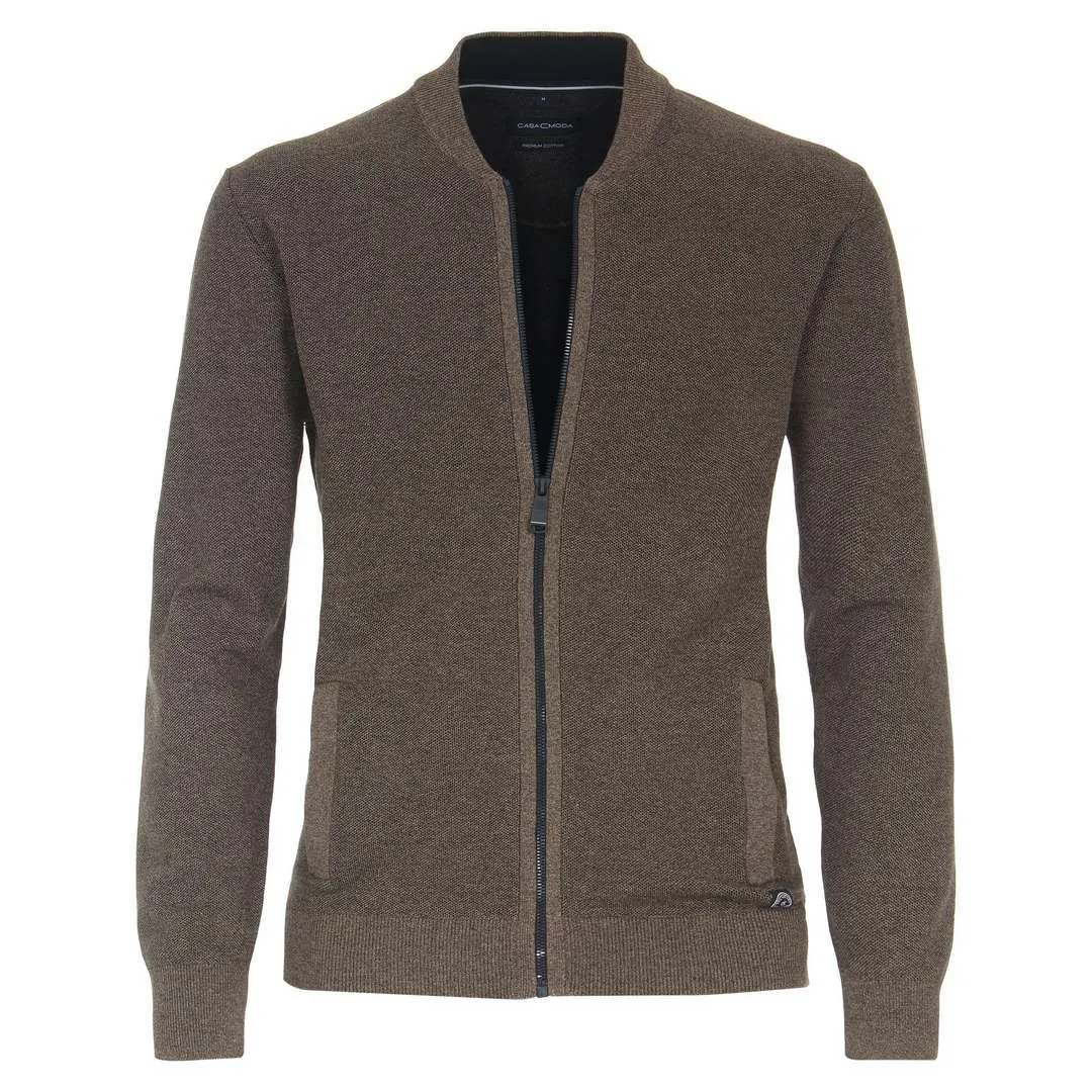 Casa Moda Herren Strickjacke braun 413706000 624
