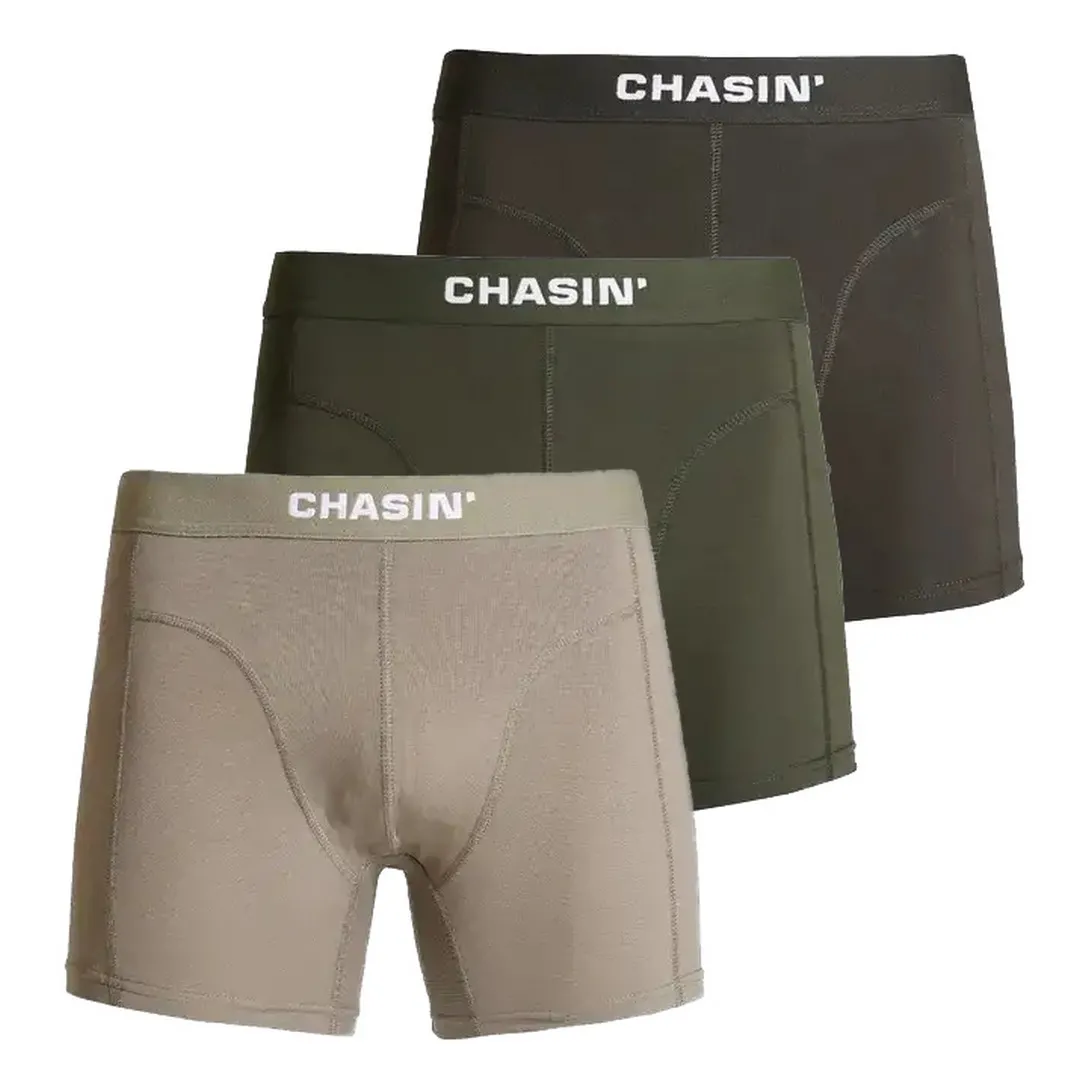 Chasin Herren Boxershorts Thrice Moss grün Dreierpack 9U00172134 E51 L. Green