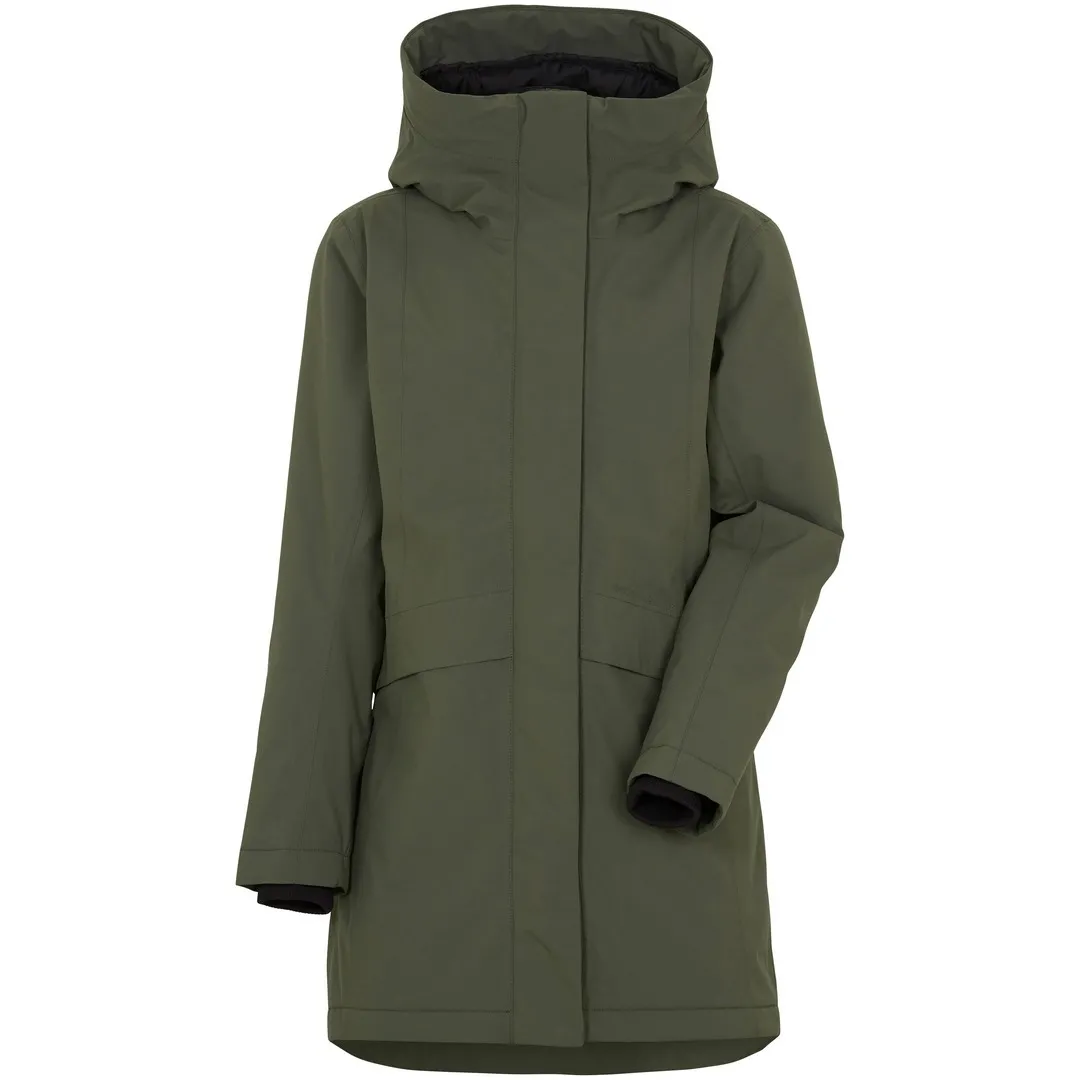 Didriksons Damen Jacke Cajsa WNS Parka 5 grün 504817 300 deep green