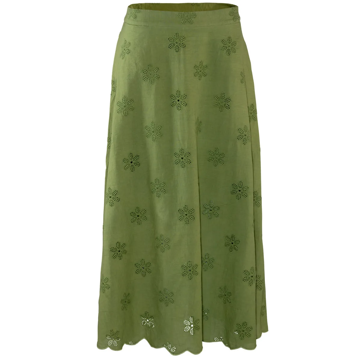 Damen Rock A-Linie Bio Baumwolle