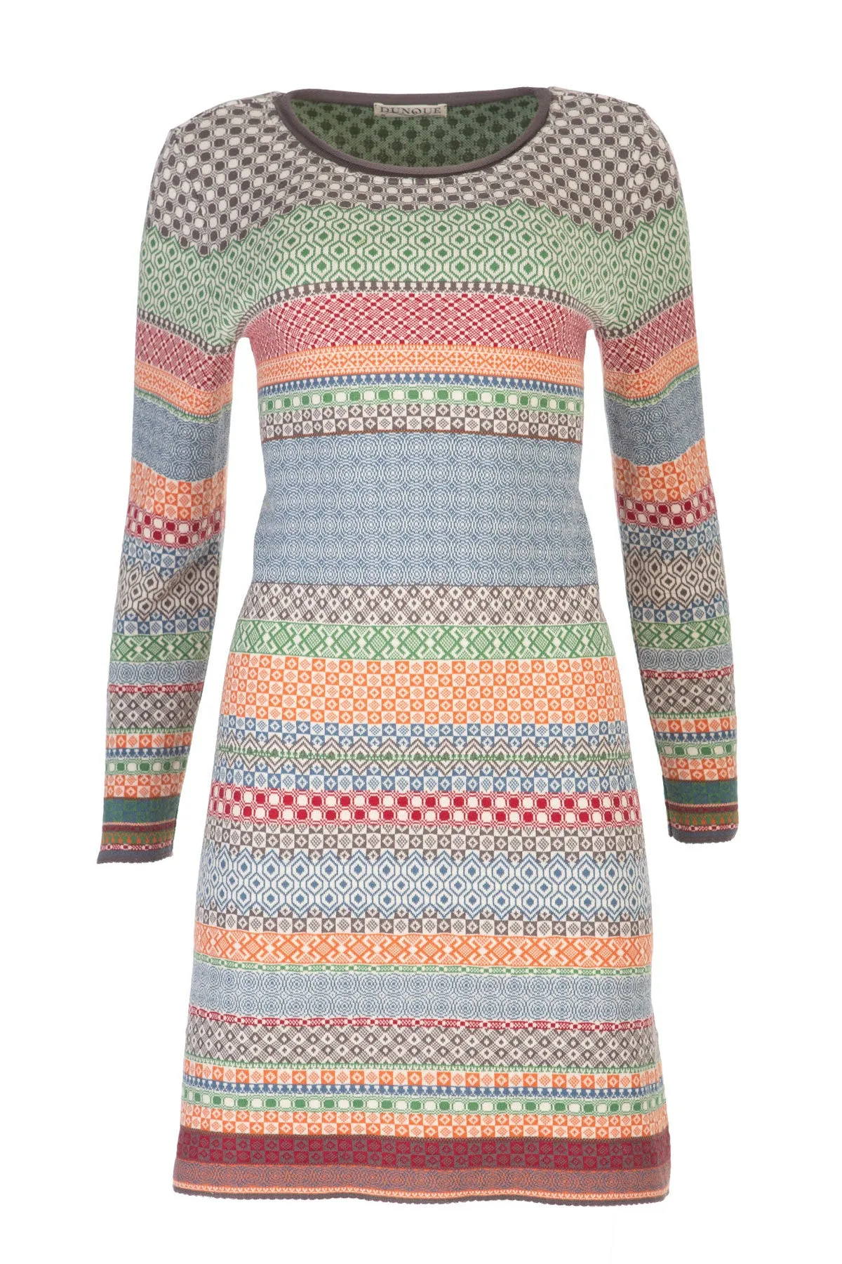 Dunque Jacquard Kleid reine Bio Baumwolle