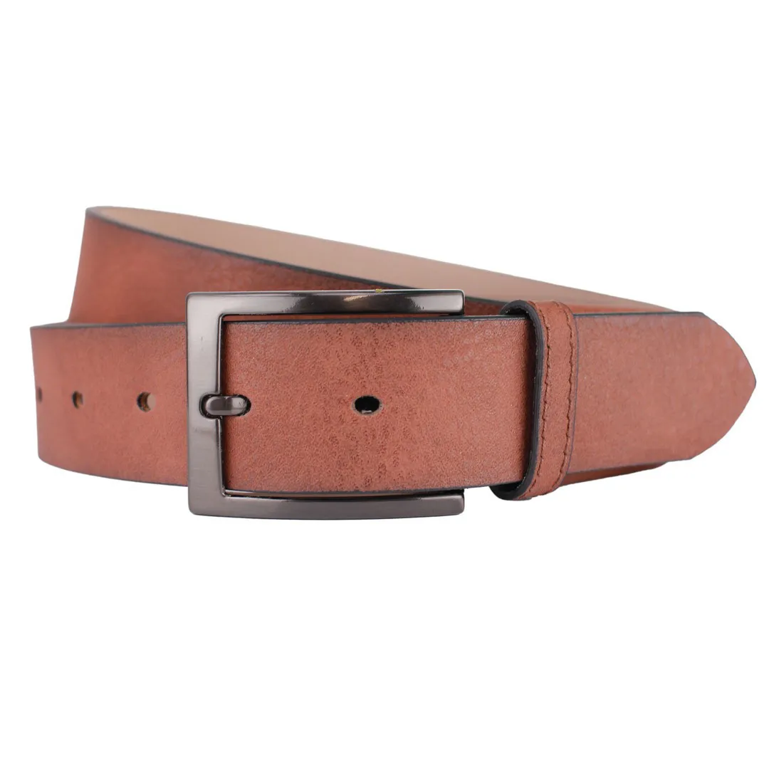 Eurex Gürtel Ledergürtel braun 53 0637 51000090 55 cognac