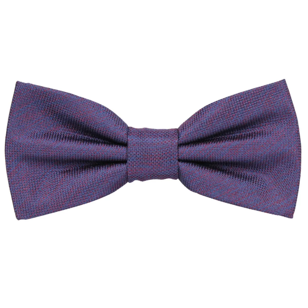 Fliege Schleife beere blau Unifarben F-25433 uni 12 beere