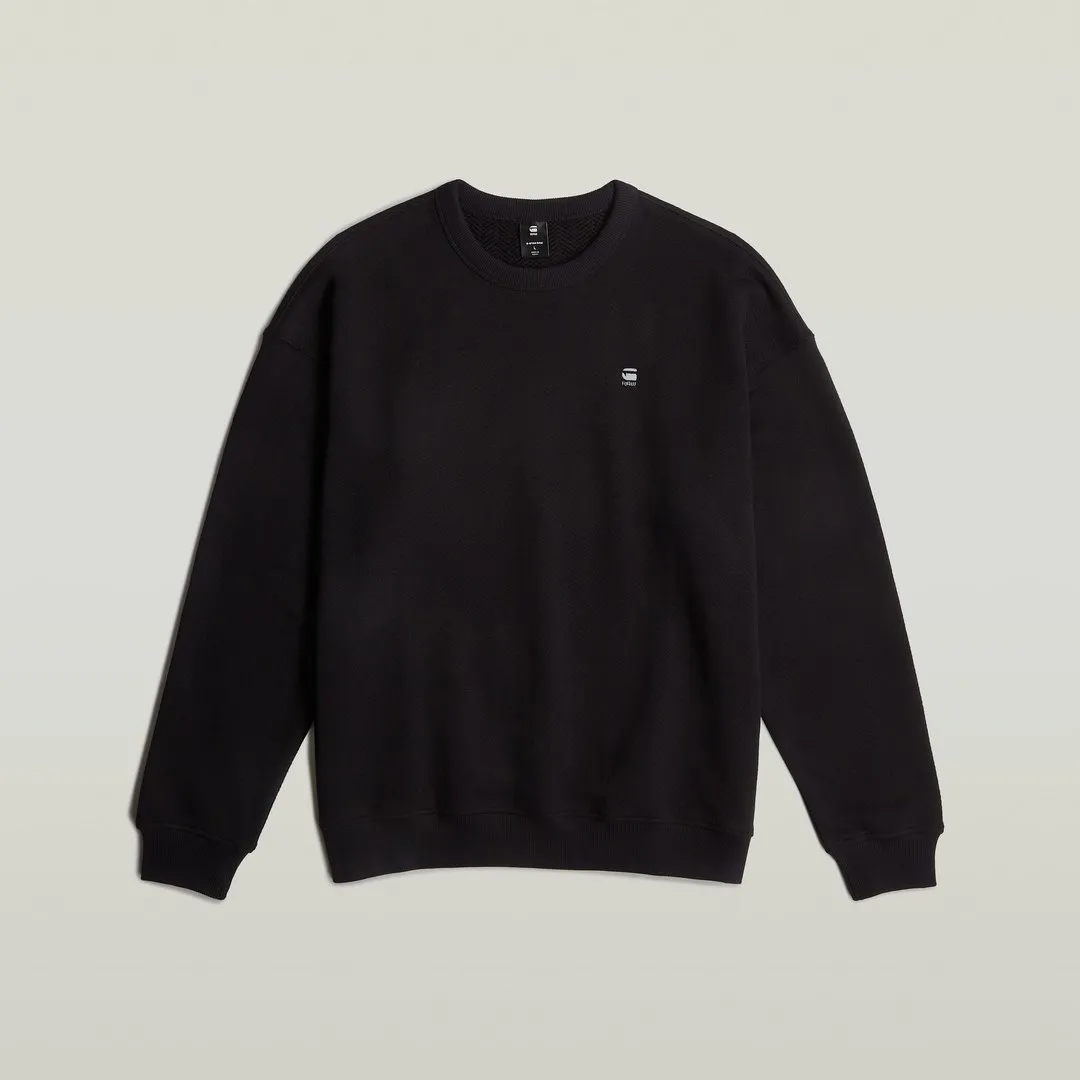 G-Star Raw Herren Sweatshirt Pullover schwarz D25135 D557 6484 dark black