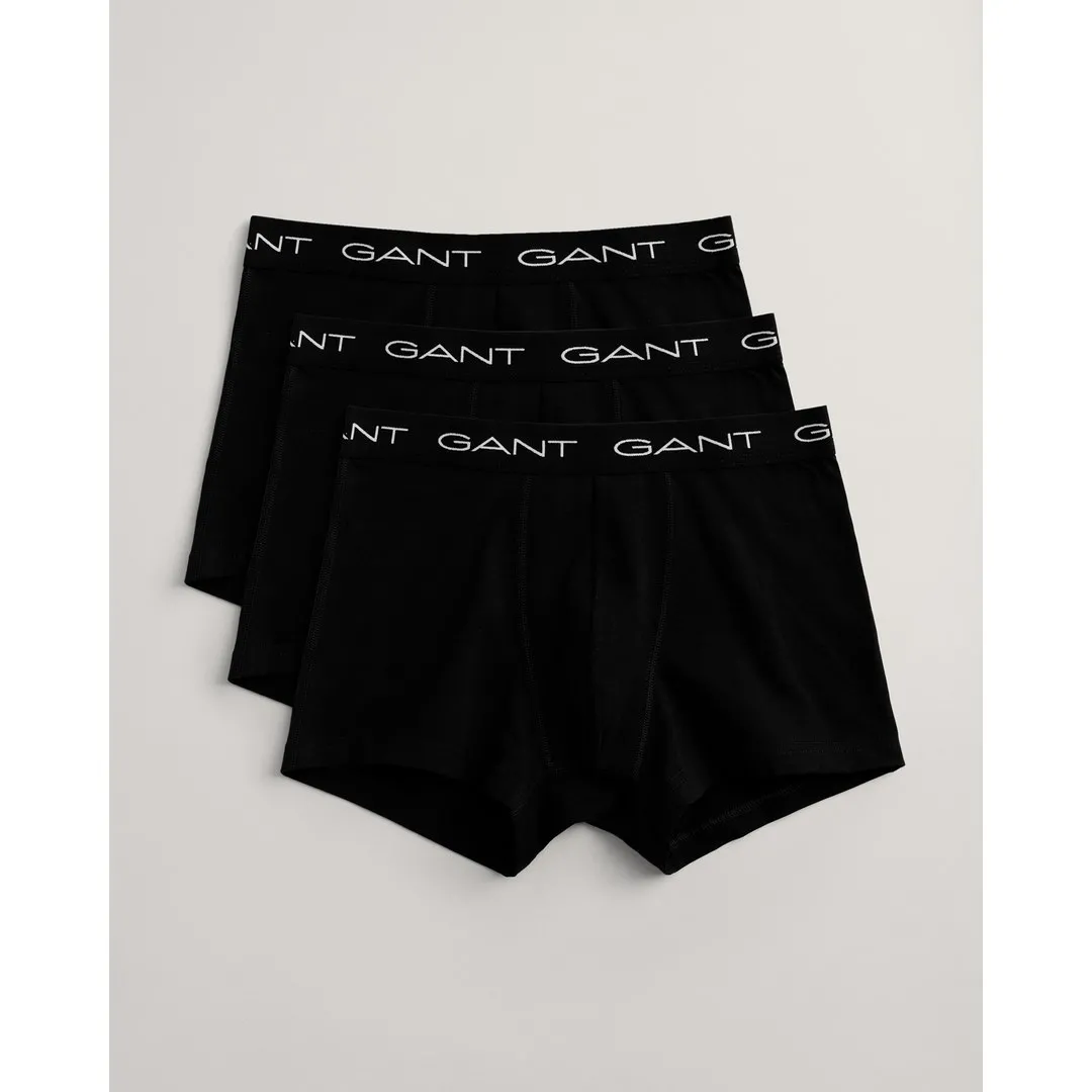 Gant Herren Boxershorts Dreierpack schwarz 900013003 005 black