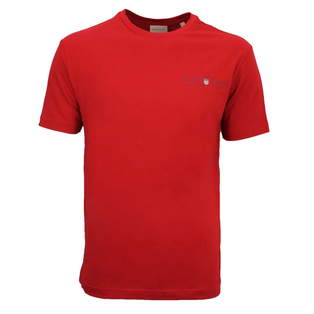 Gant Herren Graphic T-Shirt Regular Fit rot 2044017 630 ruby red